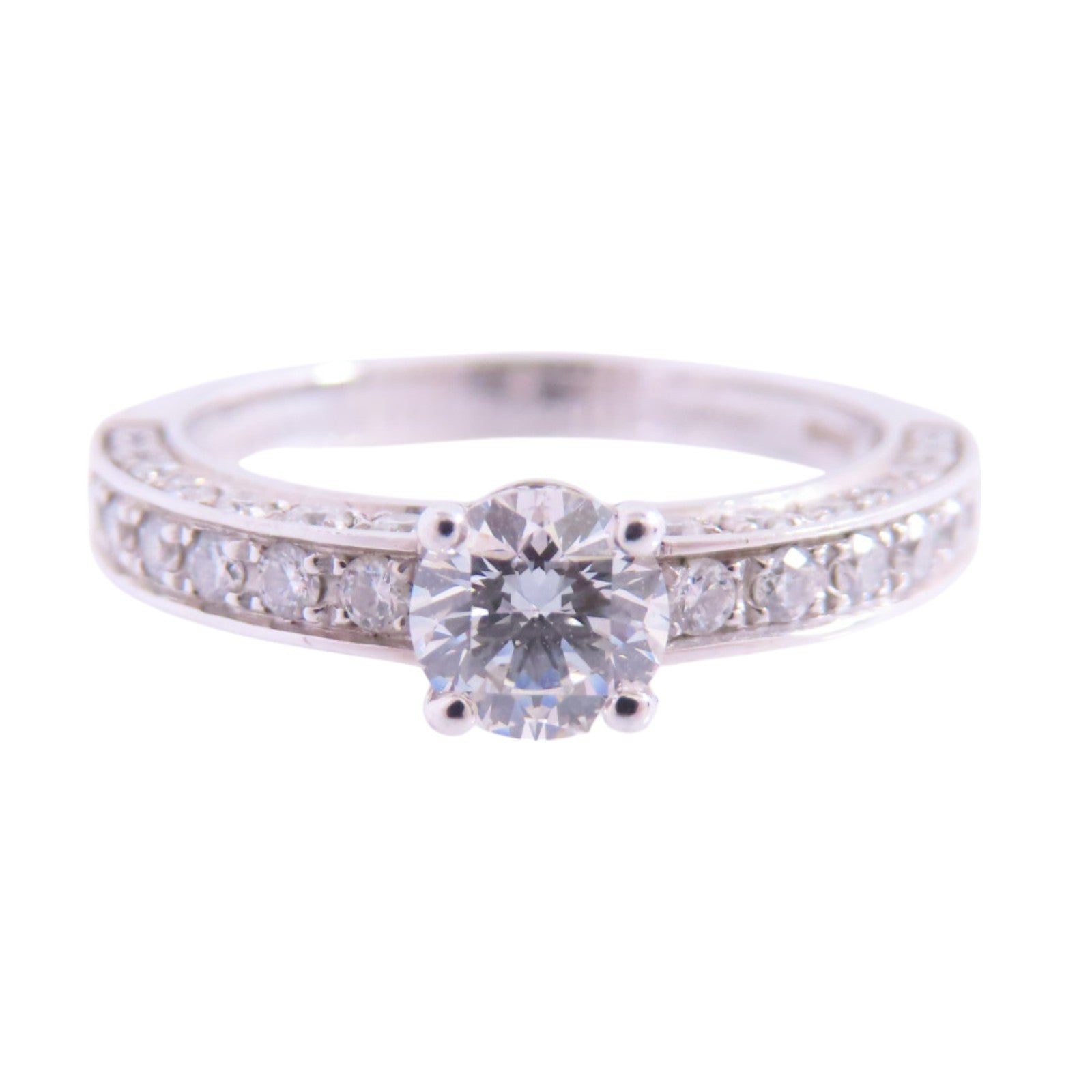 BVLGARI PT950鉑金/鑽石Dedicata a Venezia Diamond Ring戒指US#4.5