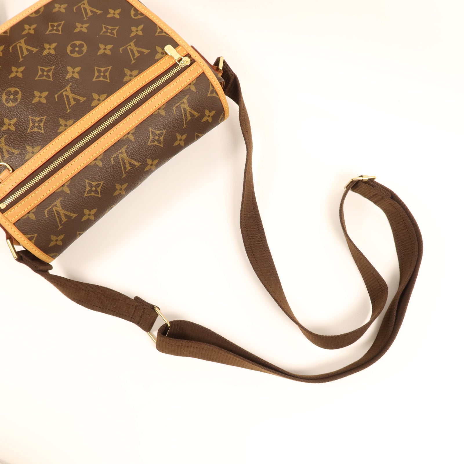LOUIS VUITTON Monogram Bosphore金扣肩背袋