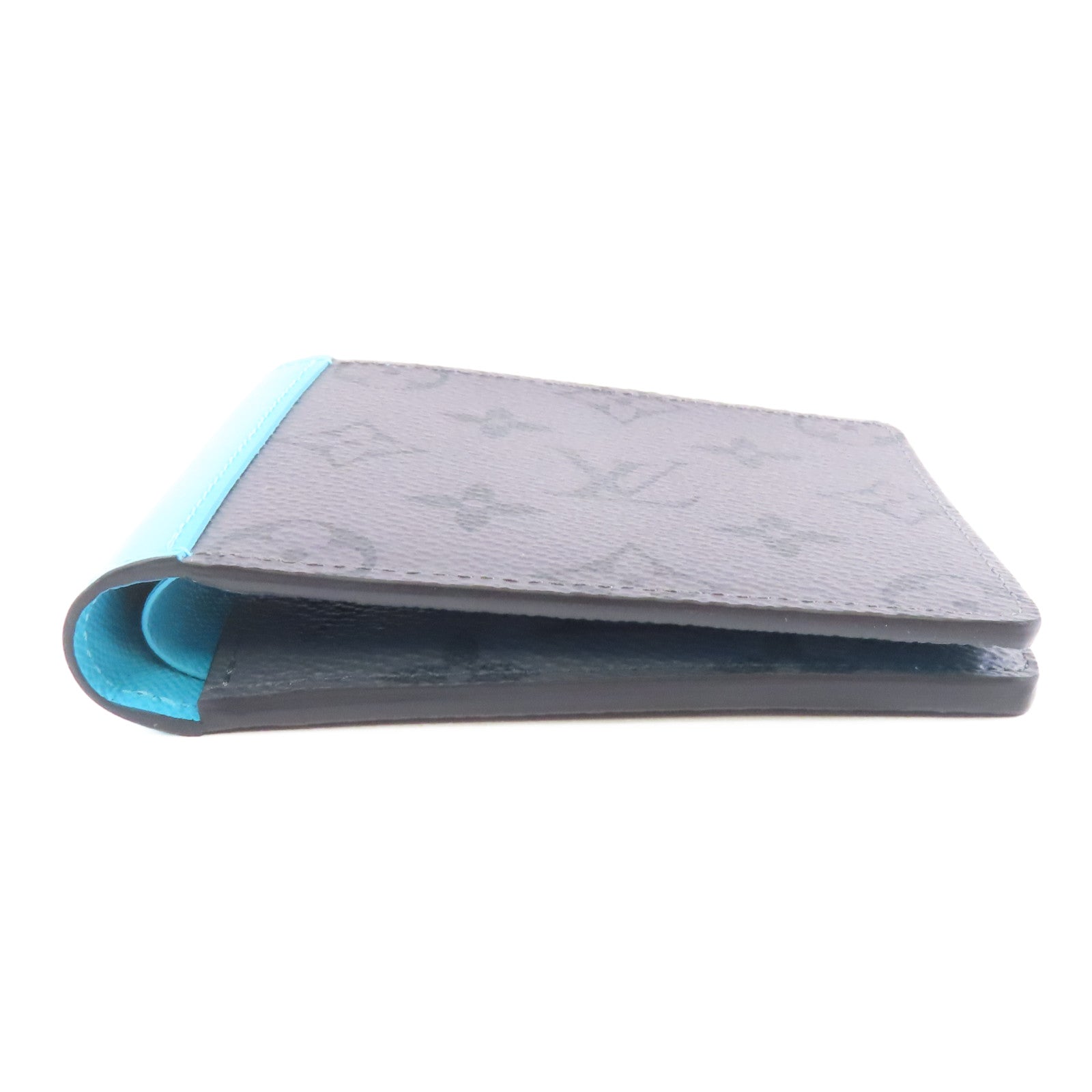 LOUIS VUITTON Monogram Eclipse Reverse Wallet錢包灰色/藍色