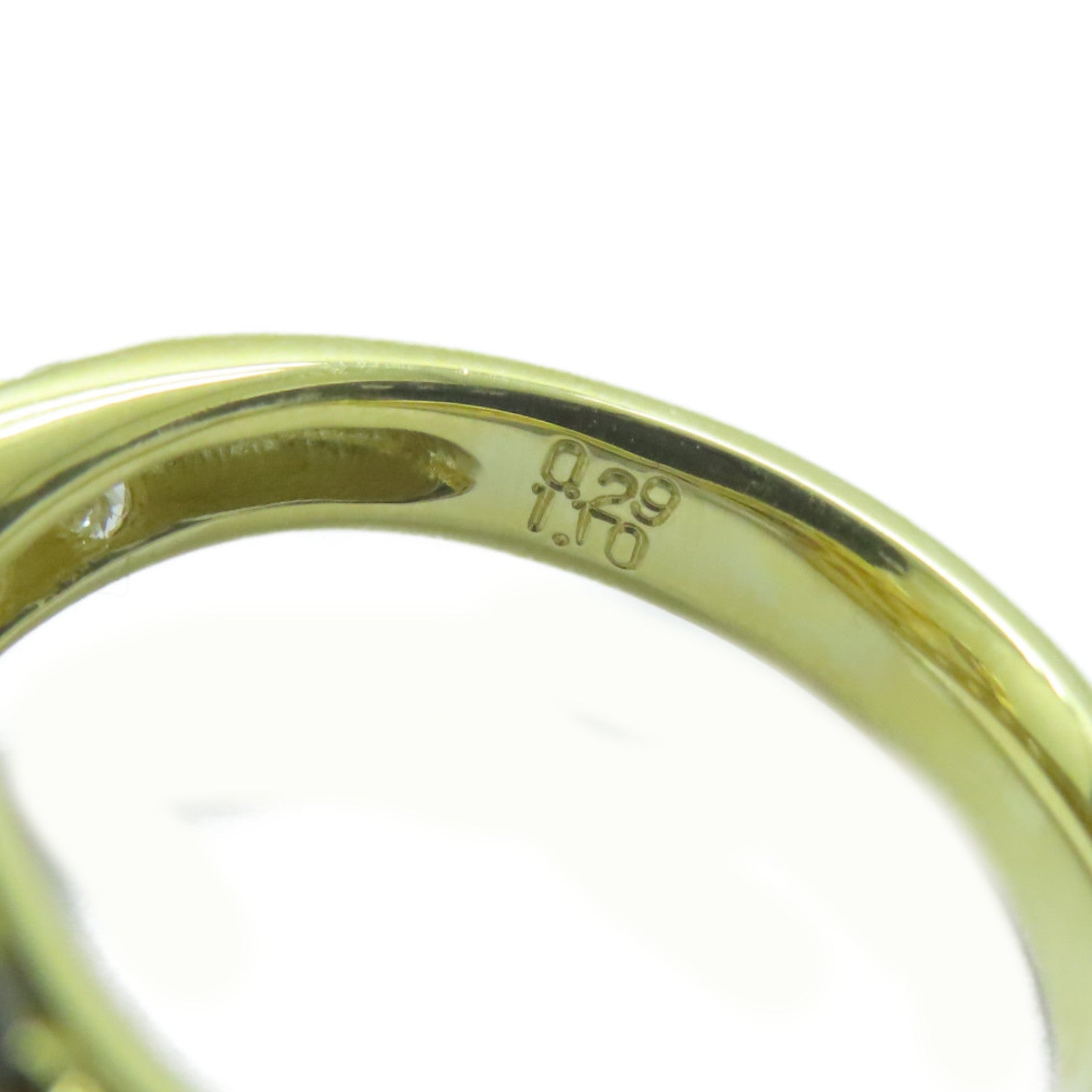 JEWELRY 【激減優惠】18K黃金/Pearl 11.4mm/0.29ct鑽石Pearl Ring戒指US#6.5