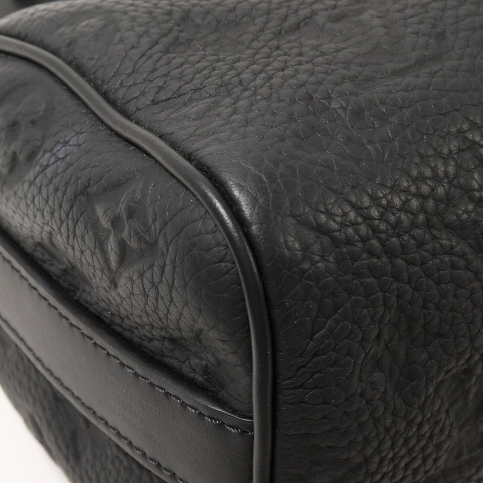 LOUIS VUITTON Monogram Taurillon Keepall Bandouliere 25手挽肩背兩用袋