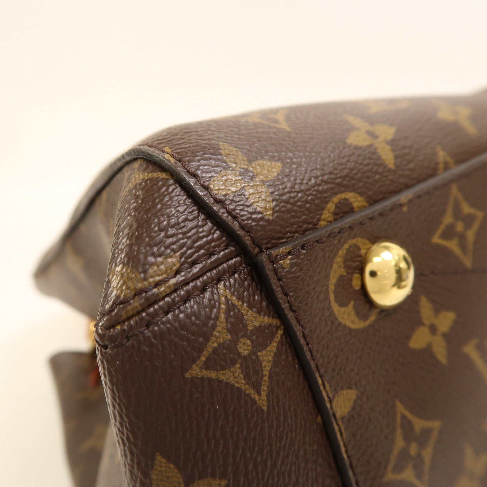 LOUIS VUITTON Monogram Montaigne MM金扣手挽肩背兩用袋