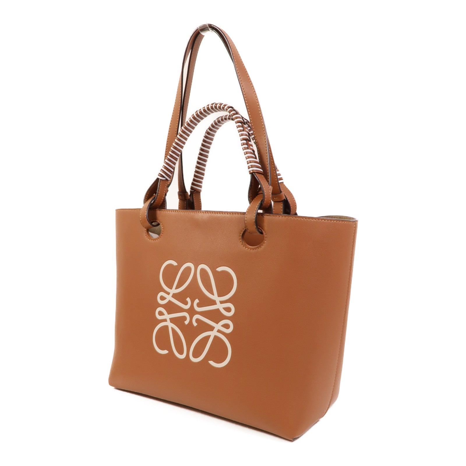 LOEWE 牛皮皮革Anagram Tote Small手挽肩背兩用袋