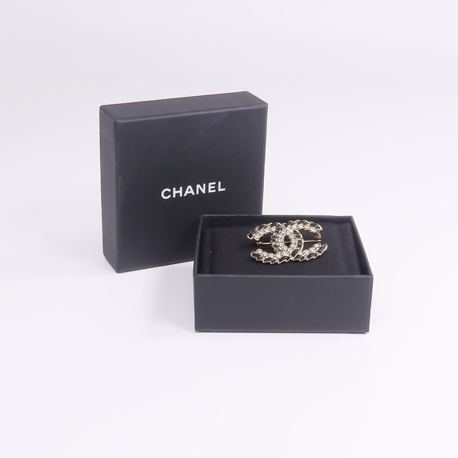 CHANEL 金屬/羊皮皮革Alure CC Chain Brooch胸針
