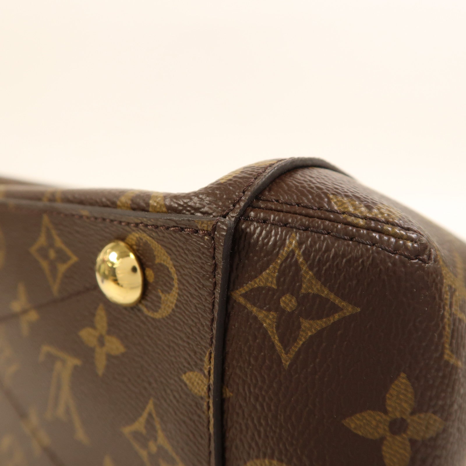 LOUIS VUITTON Monogram Montaigne MM金扣手挽肩背兩用袋