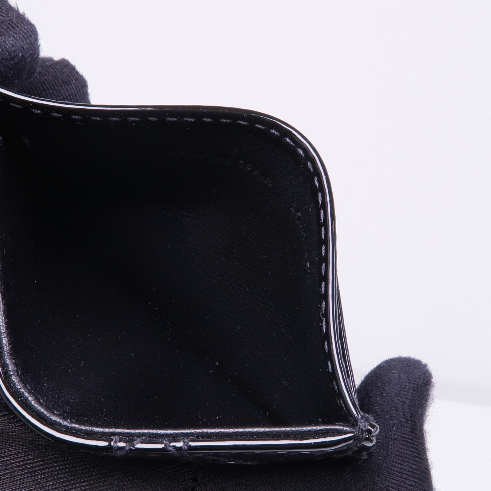 Dior 漆皮皮革Lady Dior Card Case金扣卡片套