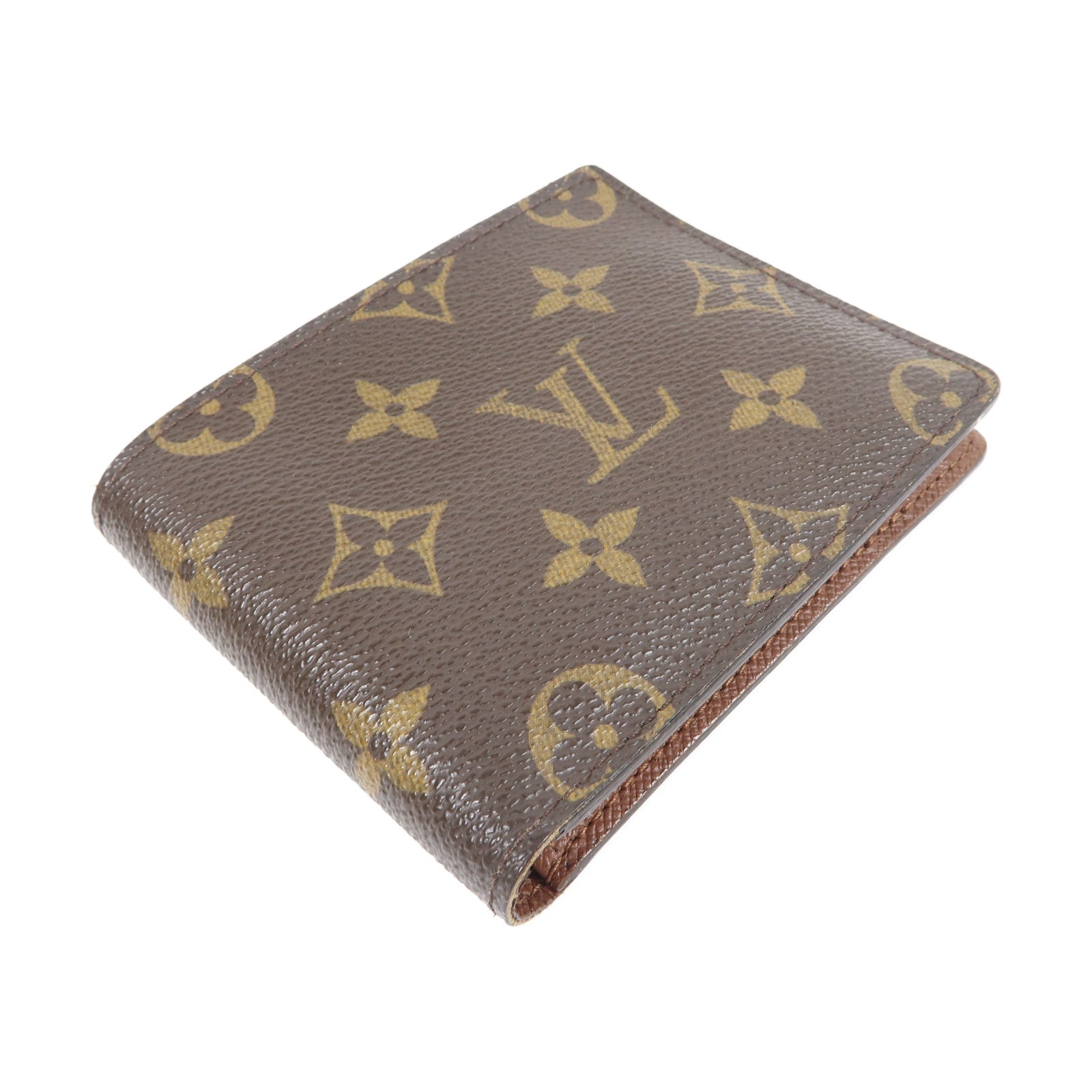 LOUIS VUITTON Monogram Multiple Wallet折疊錢包啡色