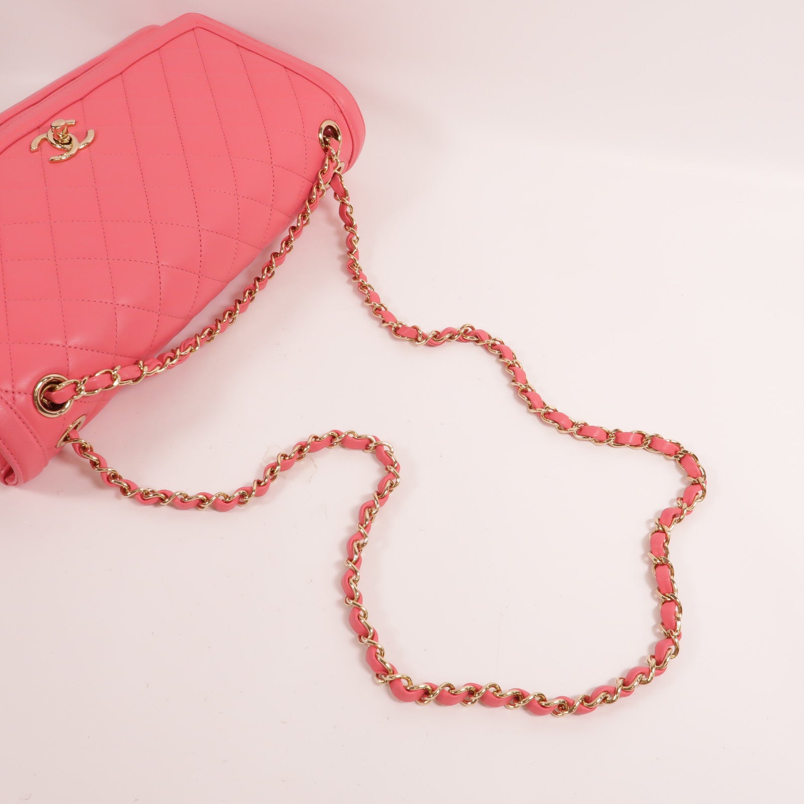 CHANEL 羊皮皮革Qulited Shoulder Bag肩背袋