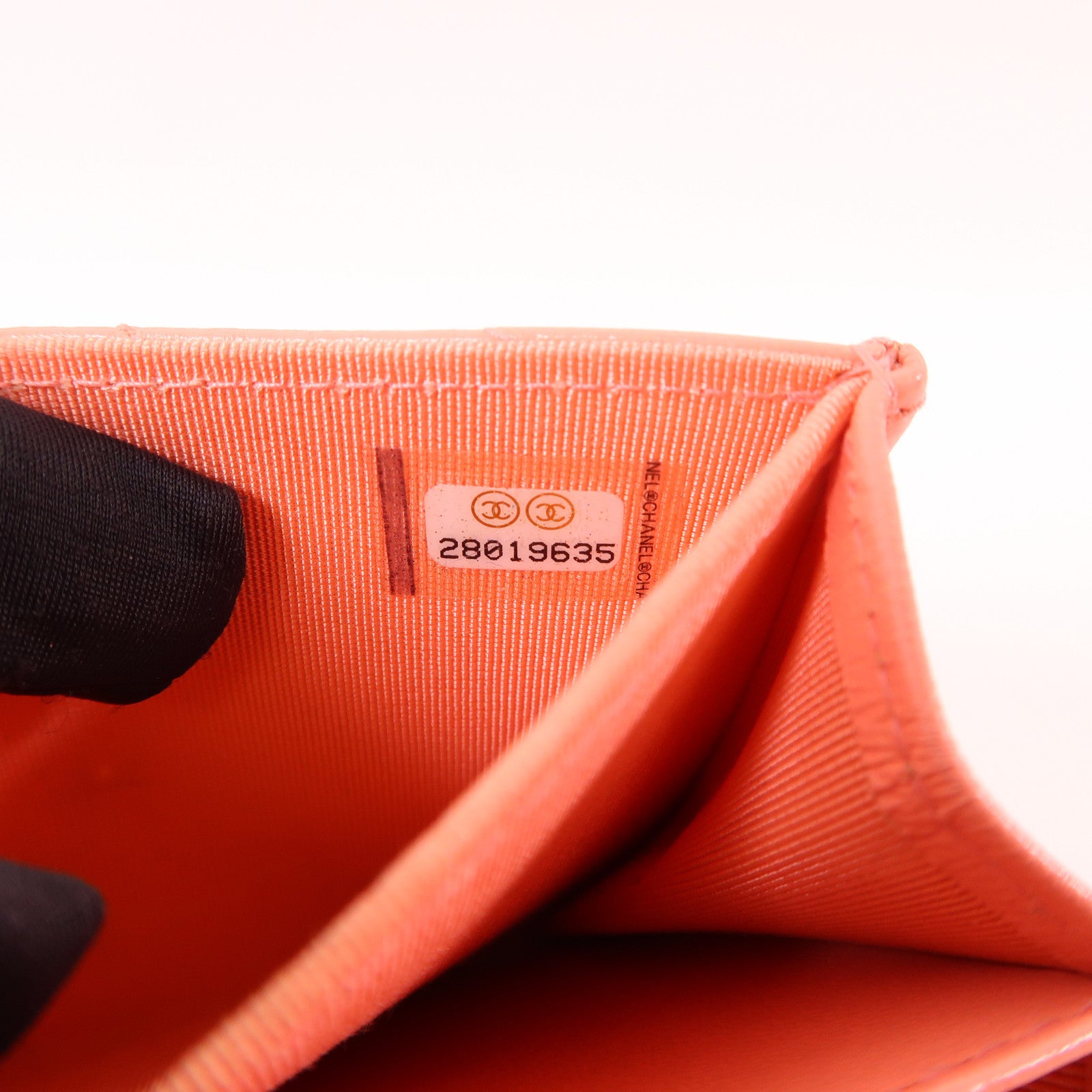 CHANEL 牛皮皮革Card Case金扣卡片套