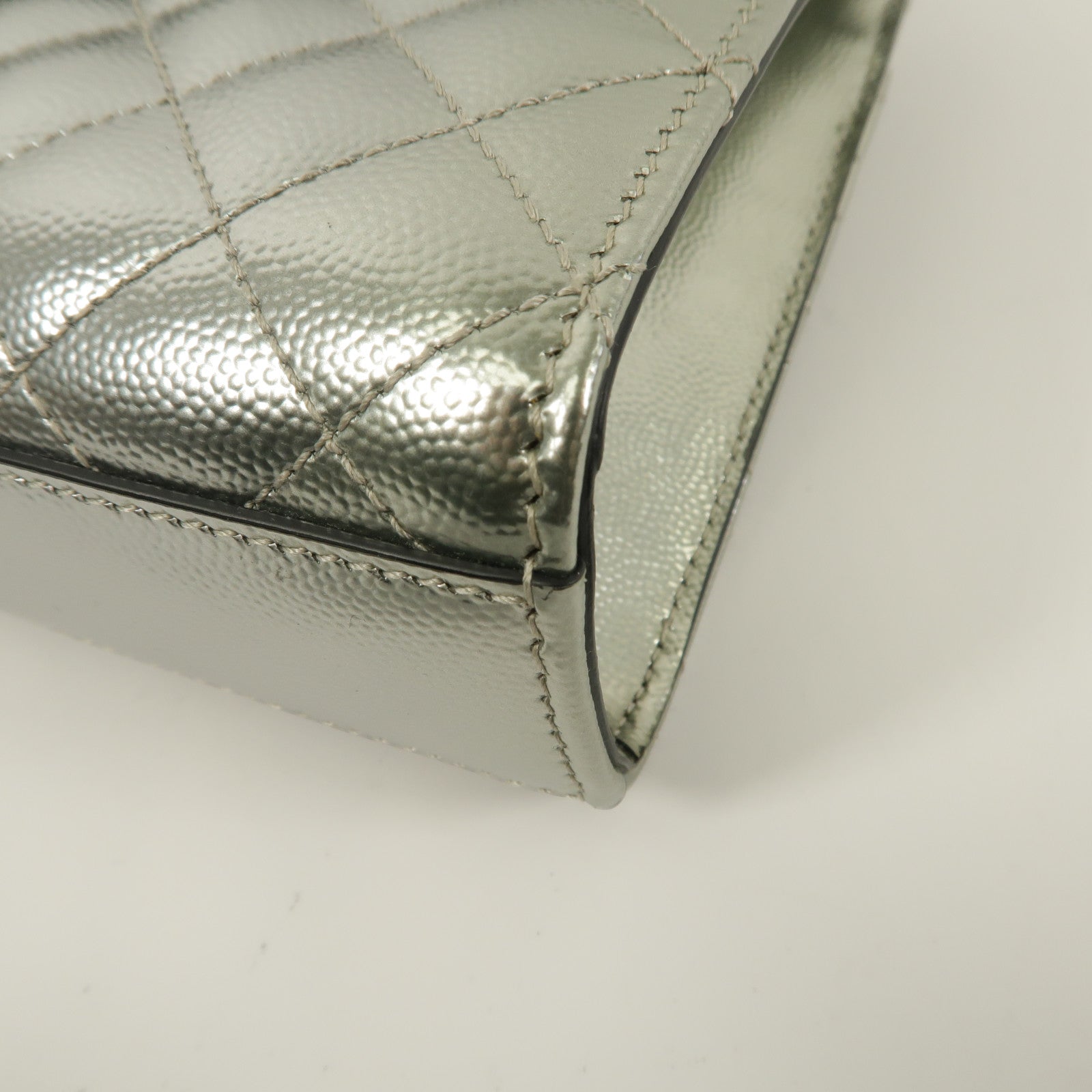 SAINT LAURENT 牛皮皮革Envelope Chain Bag Medium鏈帶肩背袋