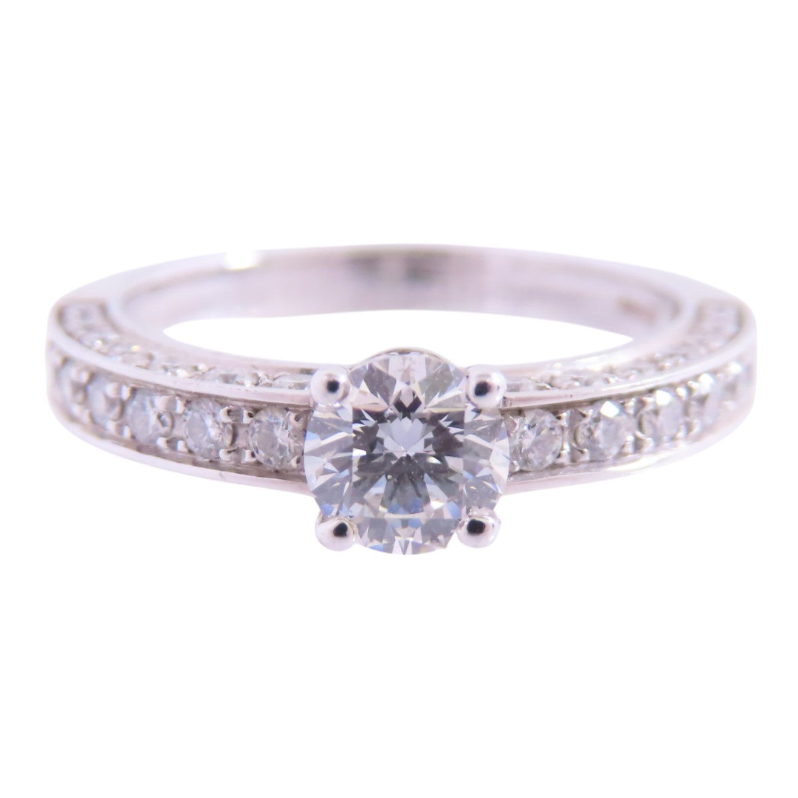 BVLGARI PT950鉑金/鑽石Dedicata a Venezia Diamond Ring戒指US#4.5
