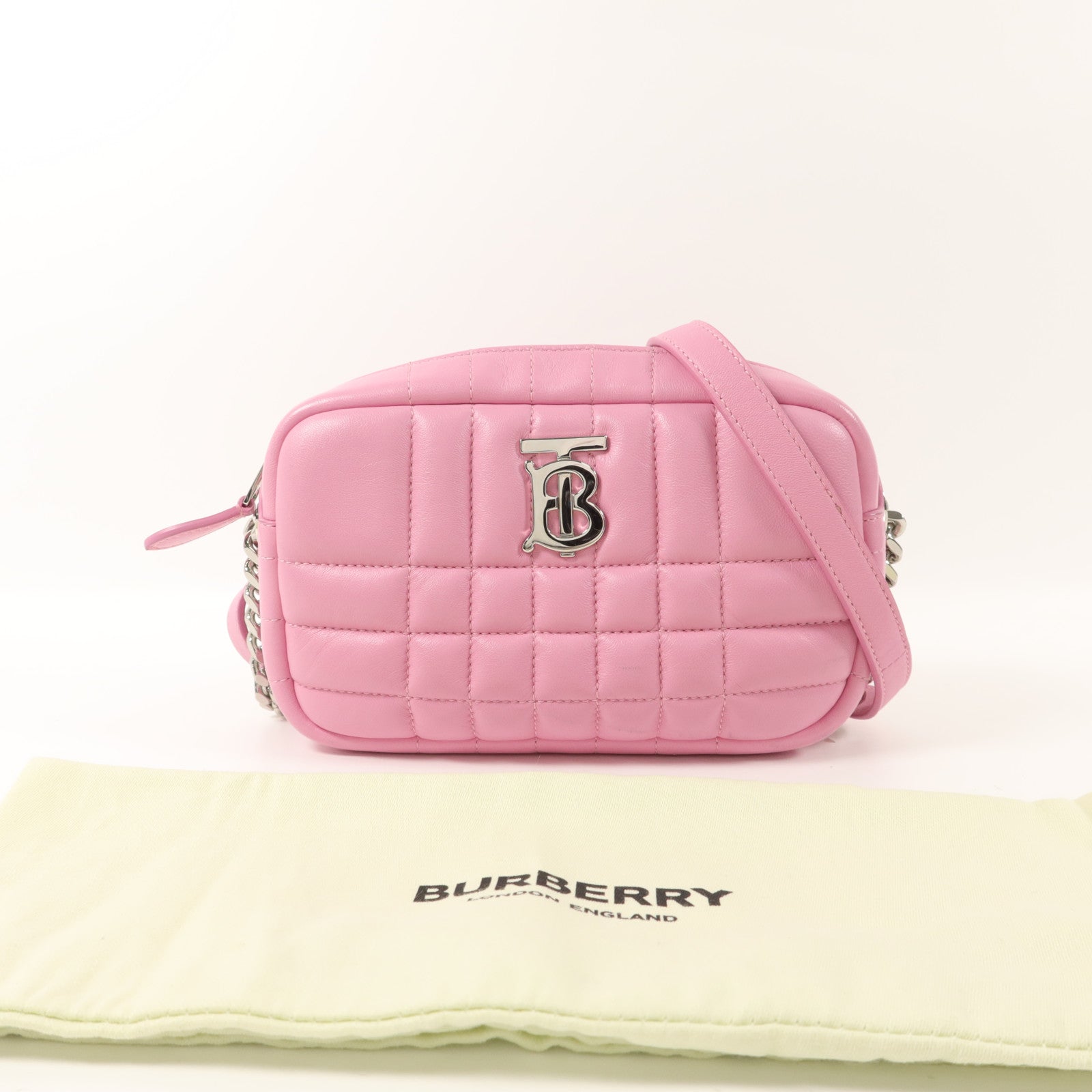 BURBERRY 牛皮皮革Mini Lola Camera Bag肩背袋