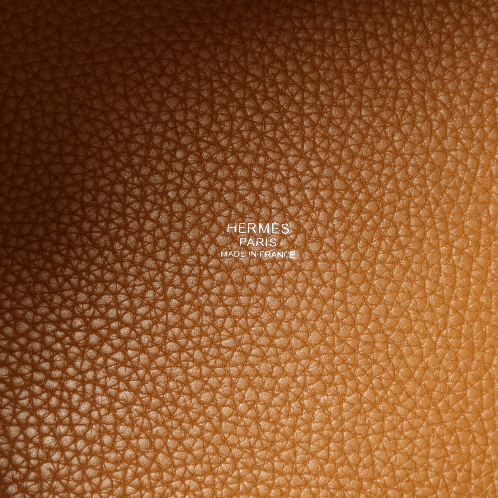 HERMES Clemence皮革Picotin MM銀扣手挽袋Gold/Rose Azalee