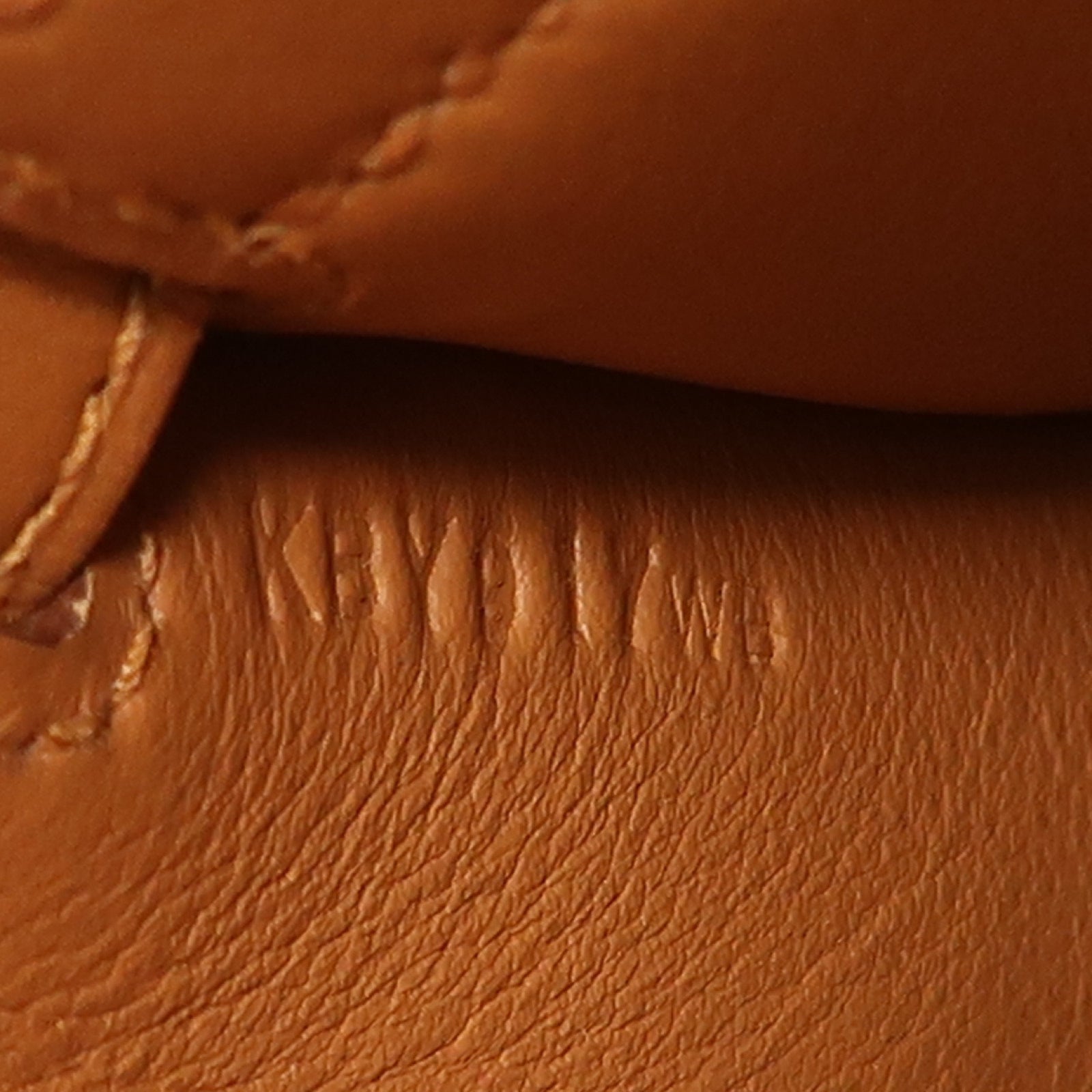 HERMES 帆布Jypsiere Mini銀扣肩背袋Gold
