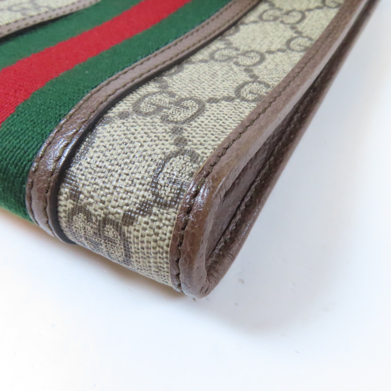 GUCCI 【激減優惠】塗層帆布Ophidia GG Mini Shoulder Bag金扣肩背袋啡色