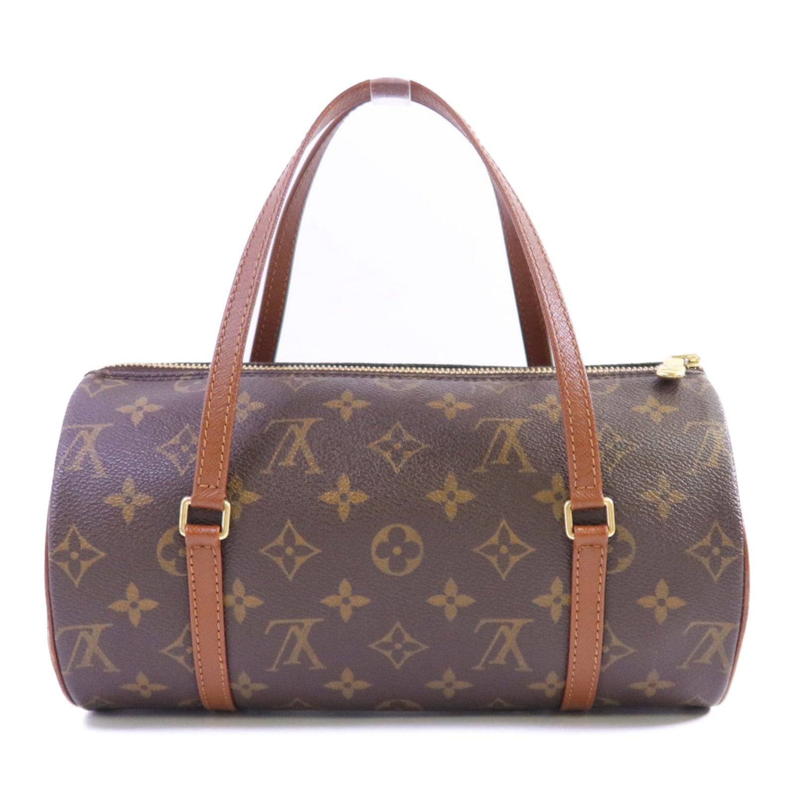 LOUIS VUITTON Monogram Papillon PM金扣手挽袋
