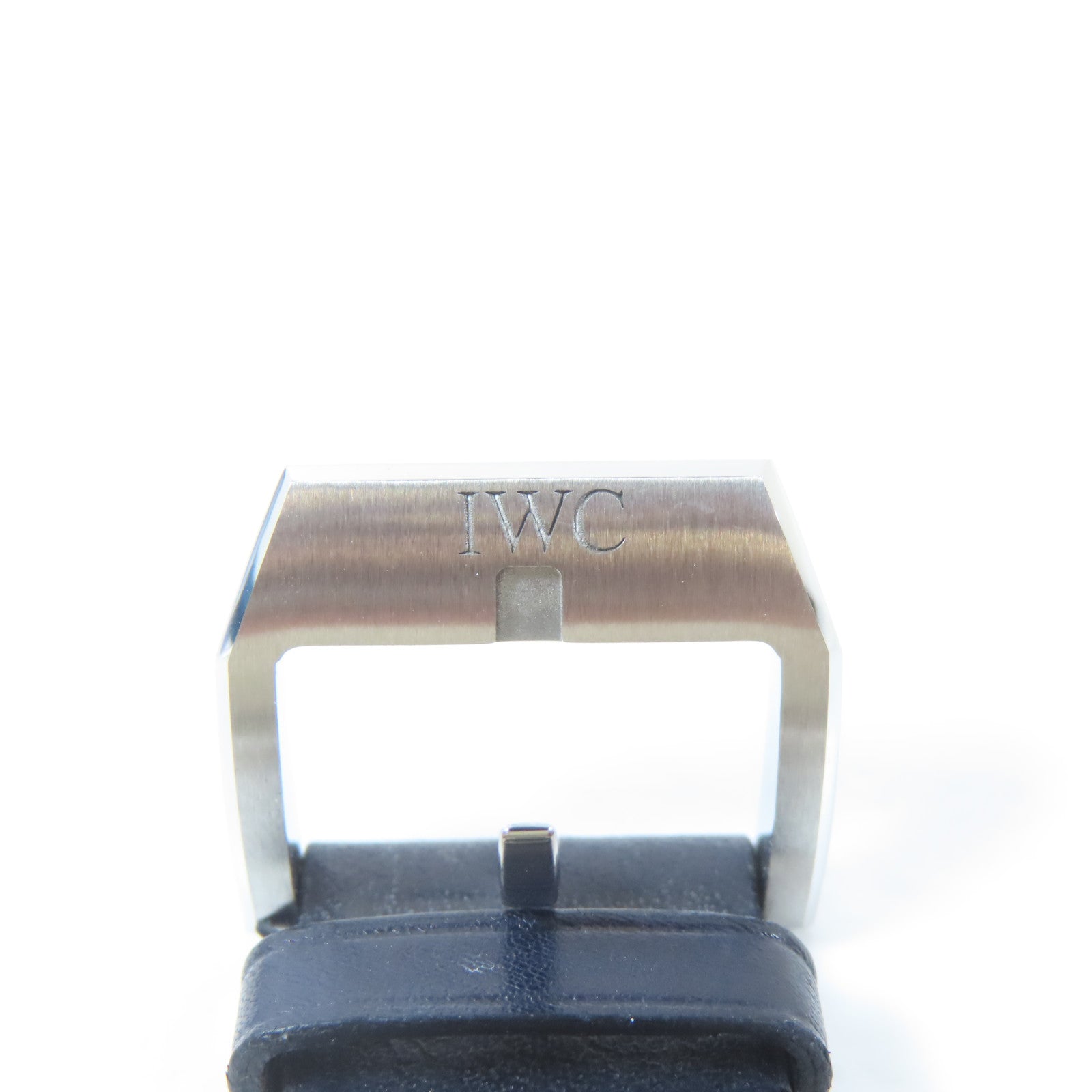 IWC Pilots不鏽鋼/皮革手錶自動機芯藍色#19.5cm