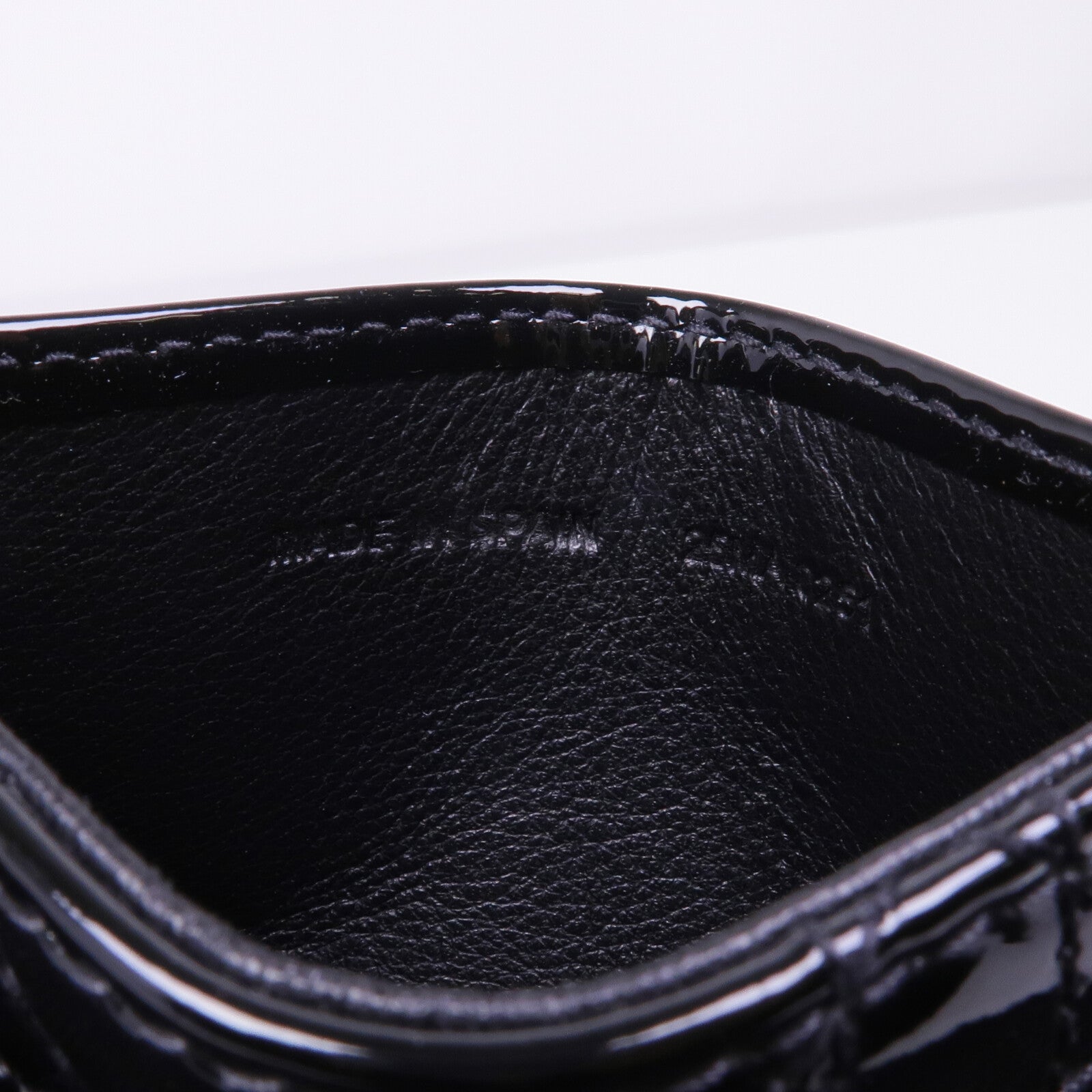 Dior 漆皮皮革Lady Dior Card Case金扣卡片套