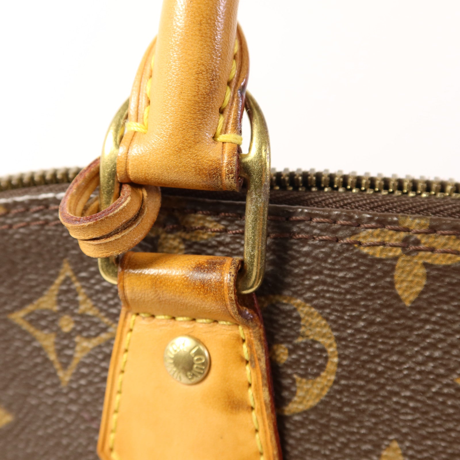 LOUIS VUITTON Monogram Alma金扣手挽袋