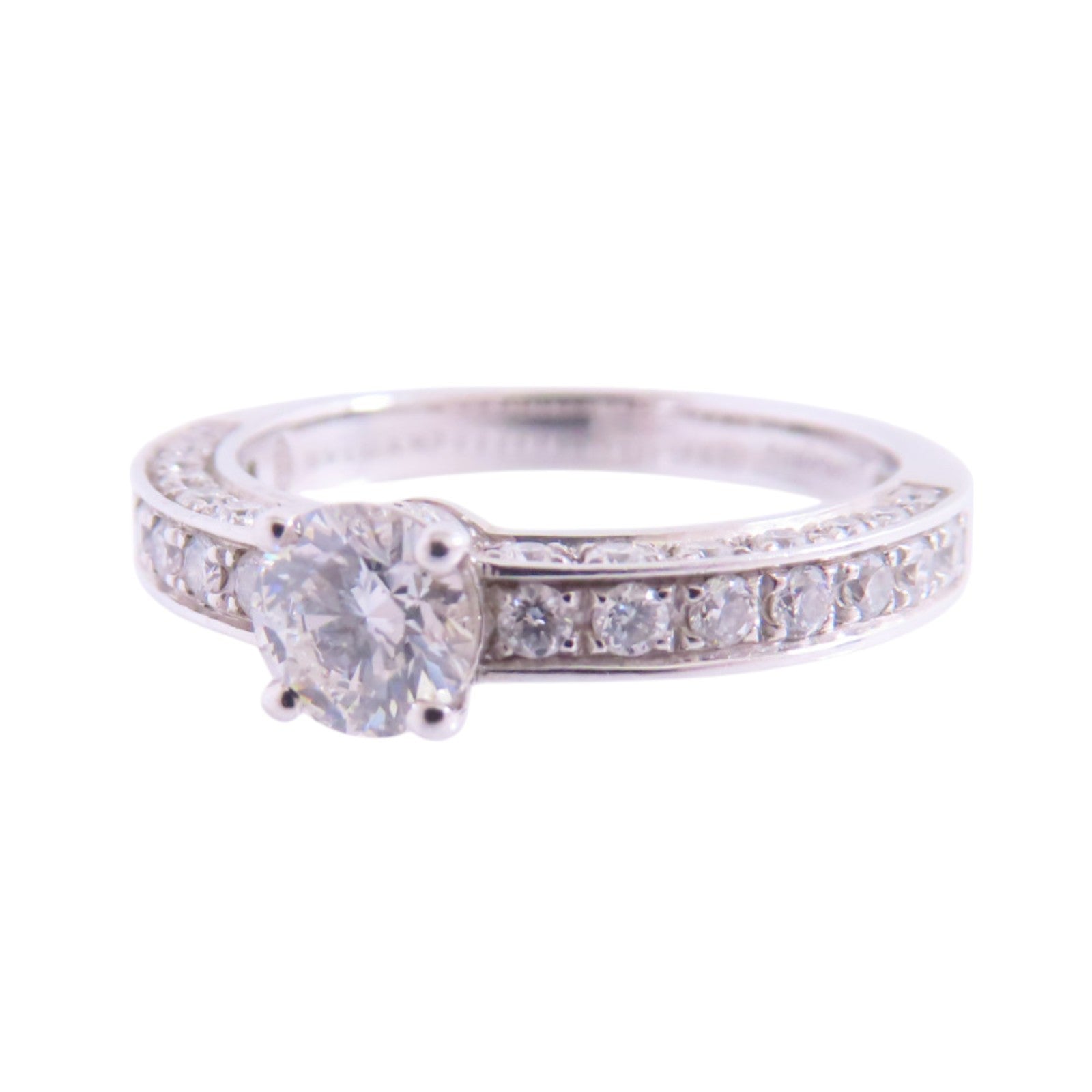BVLGARI PT950鉑金/鑽石Dedicata a Venezia Diamond Ring戒指US#4.5