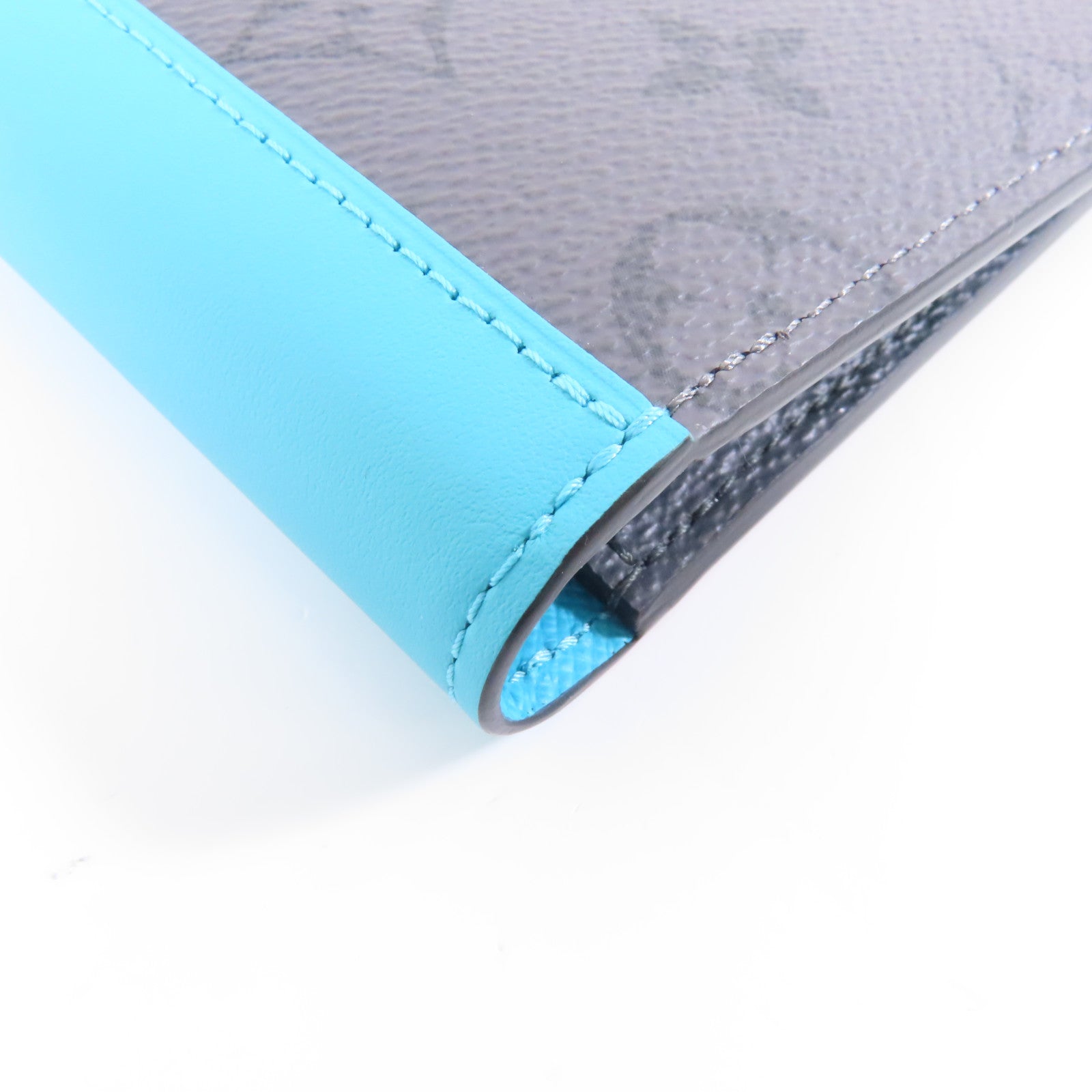 LOUIS VUITTON Monogram Eclipse Reverse Wallet錢包灰色/藍色