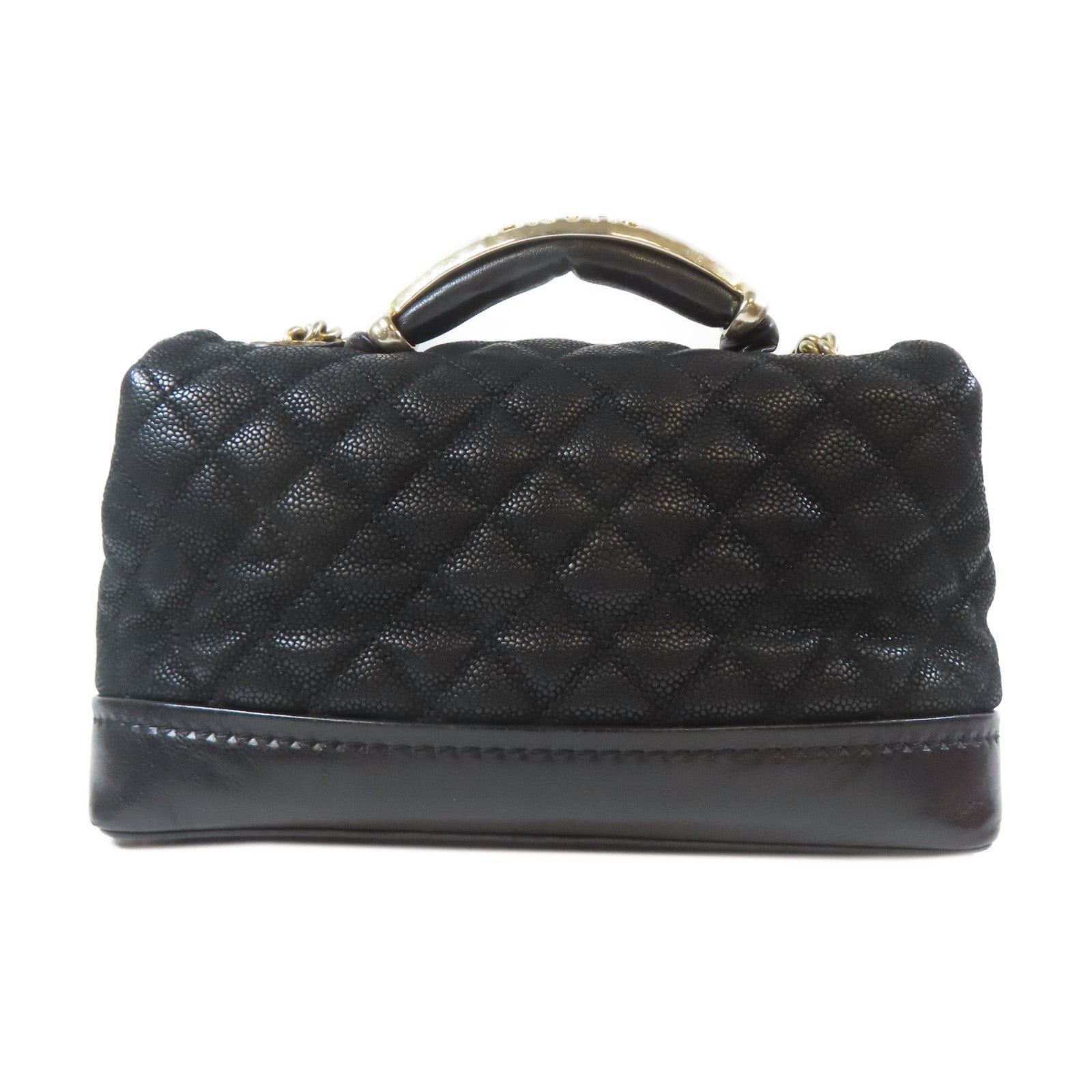 CHANEL 【激減優惠】牛皮皮革Chain Shoulder Bag金扣鏈帶手挽肩背兩用袋