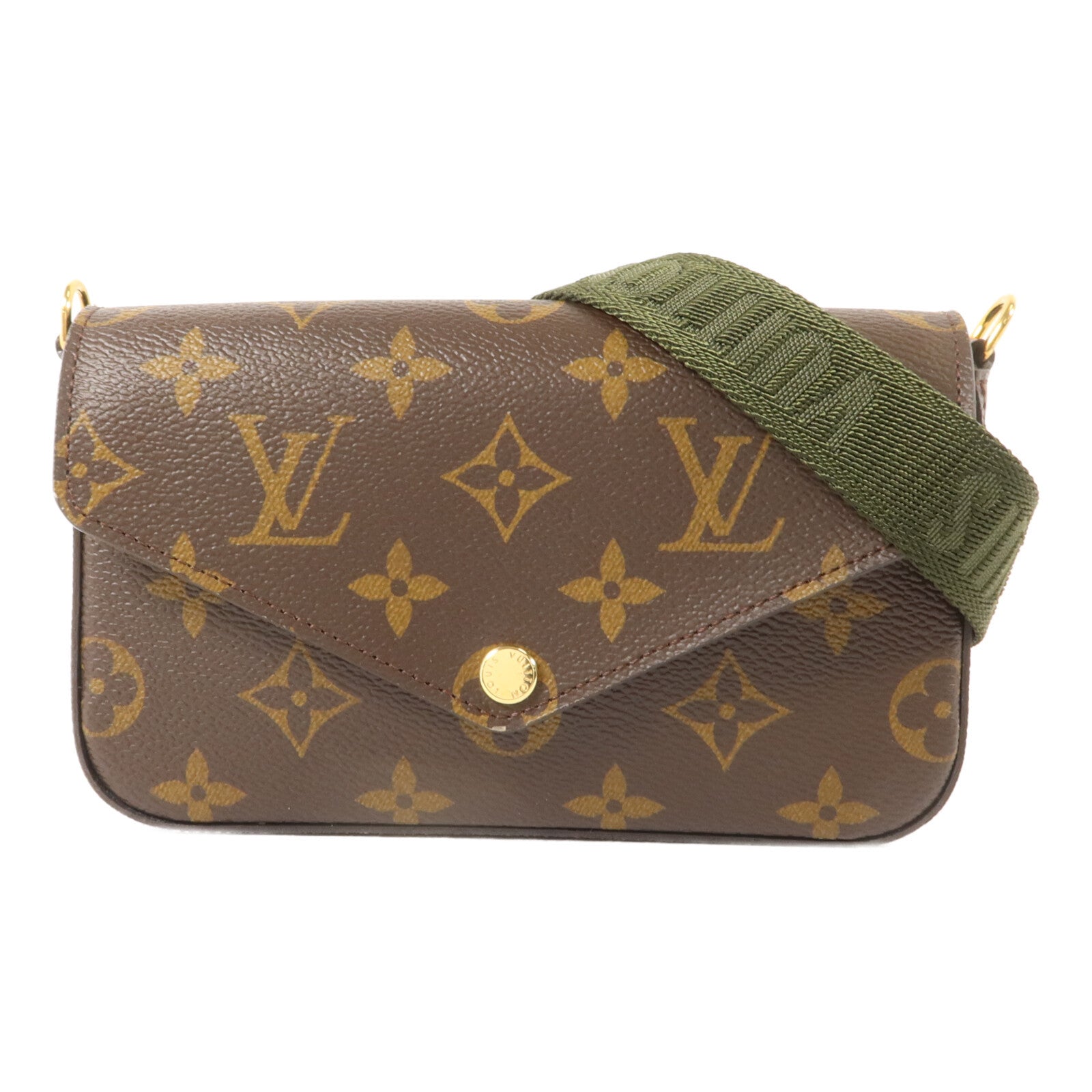 LOUIS VUITTON Monogram Felicie Strap & Go肩背袋