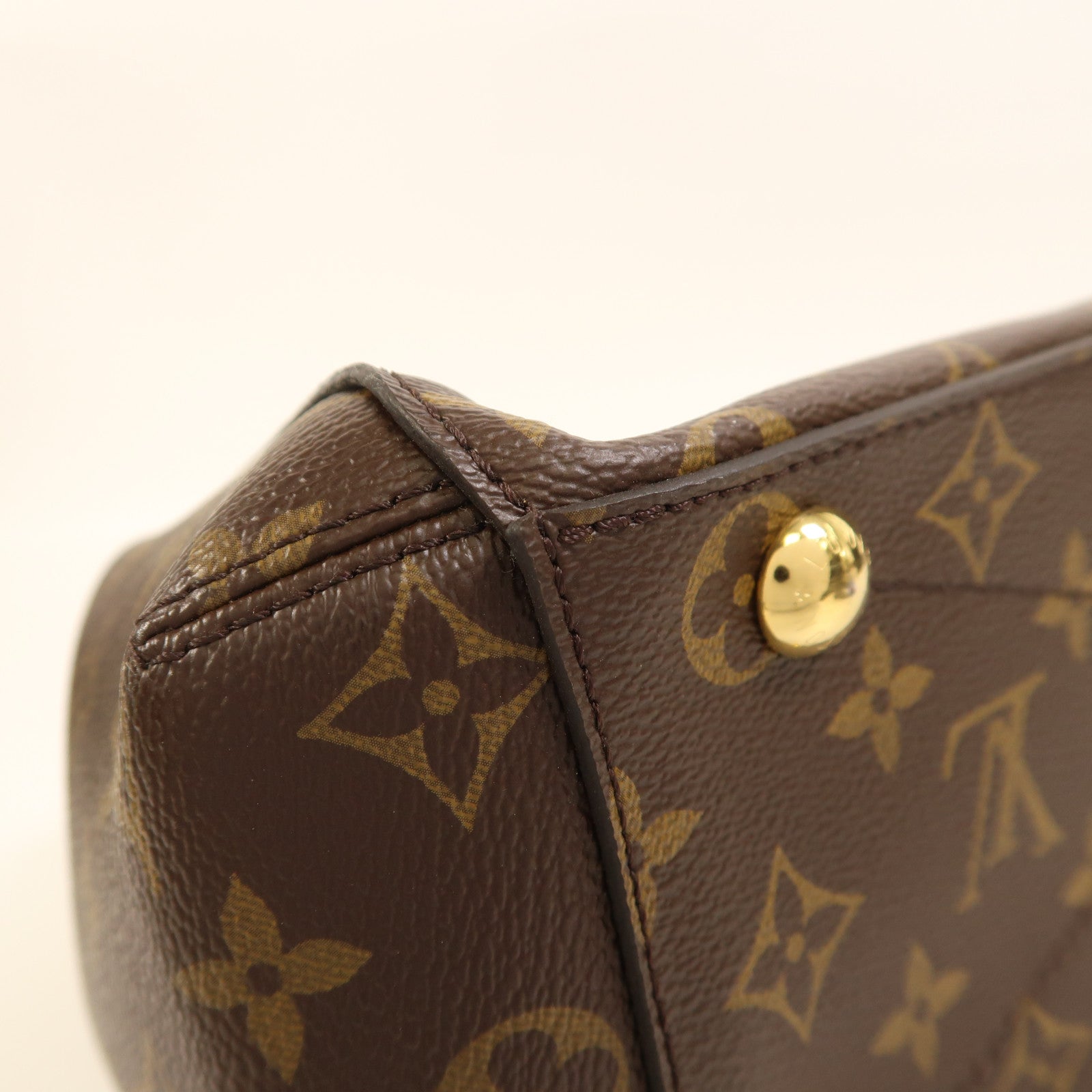 LOUIS VUITTON Monogram Montaigne MM金扣手挽肩背兩用袋