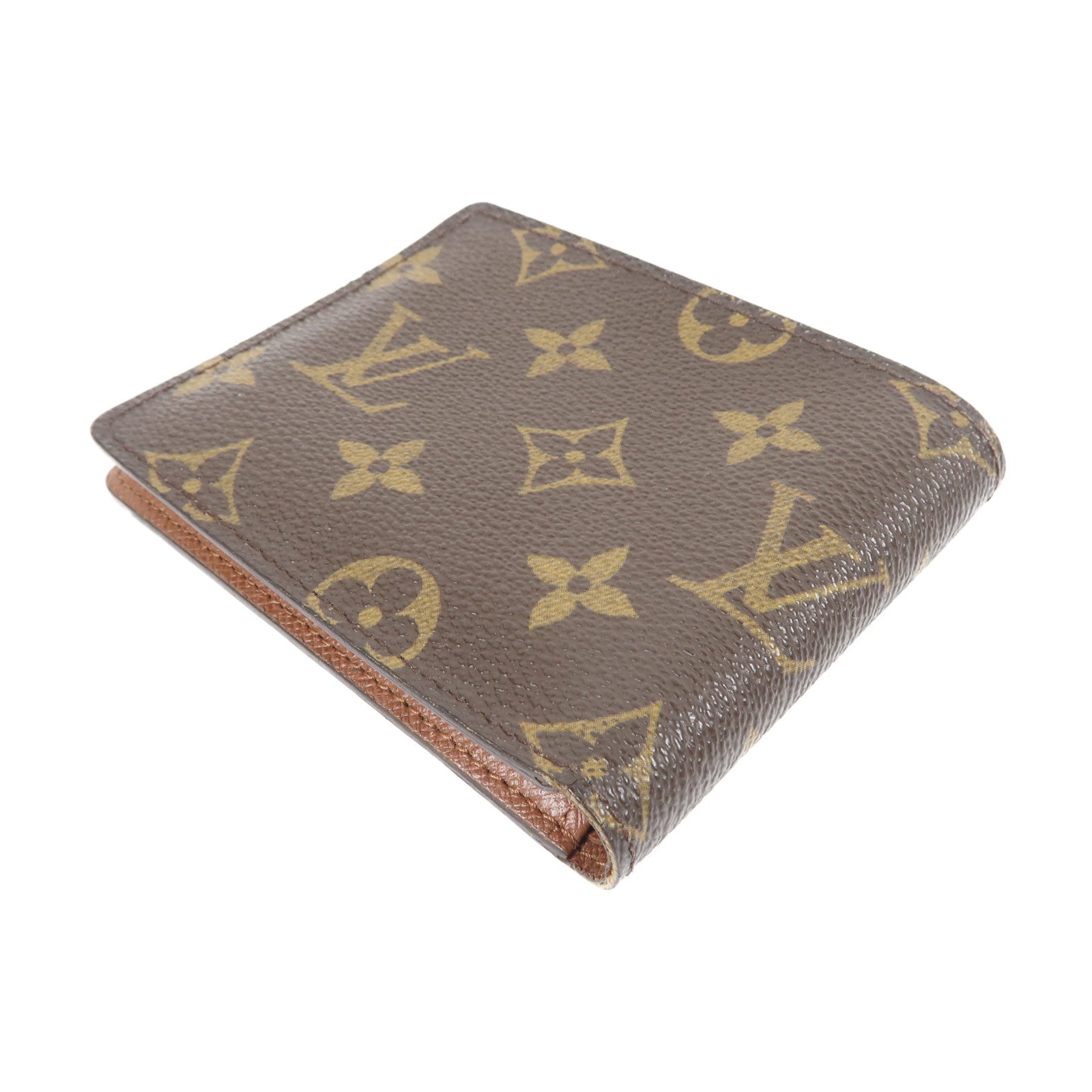 LOUIS VUITTON Monogram Multiple Wallet折疊錢包啡色