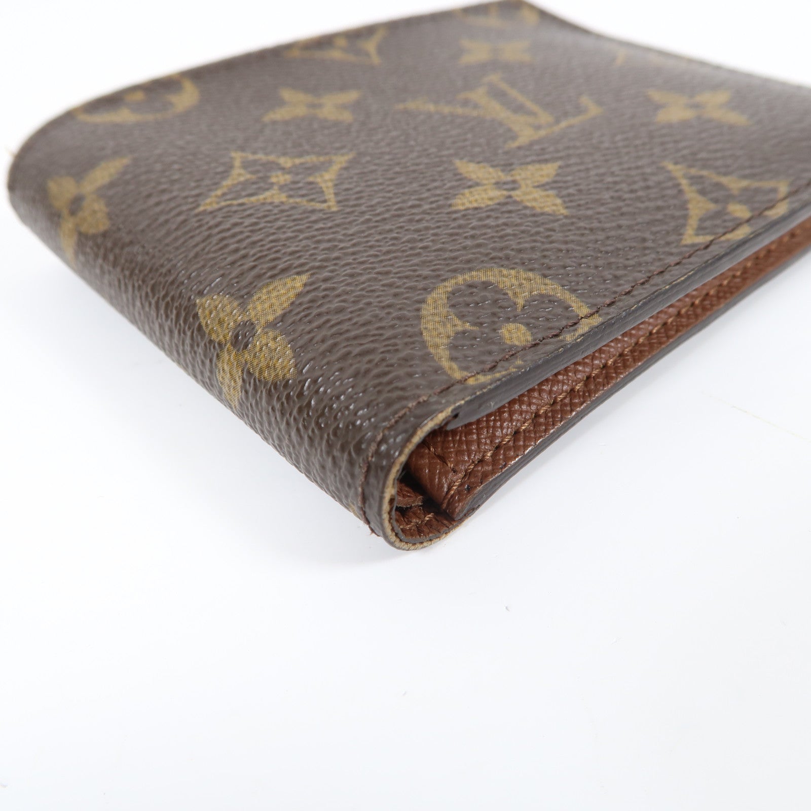 LOUIS VUITTON Monogram Multiple Wallet折疊錢包啡色