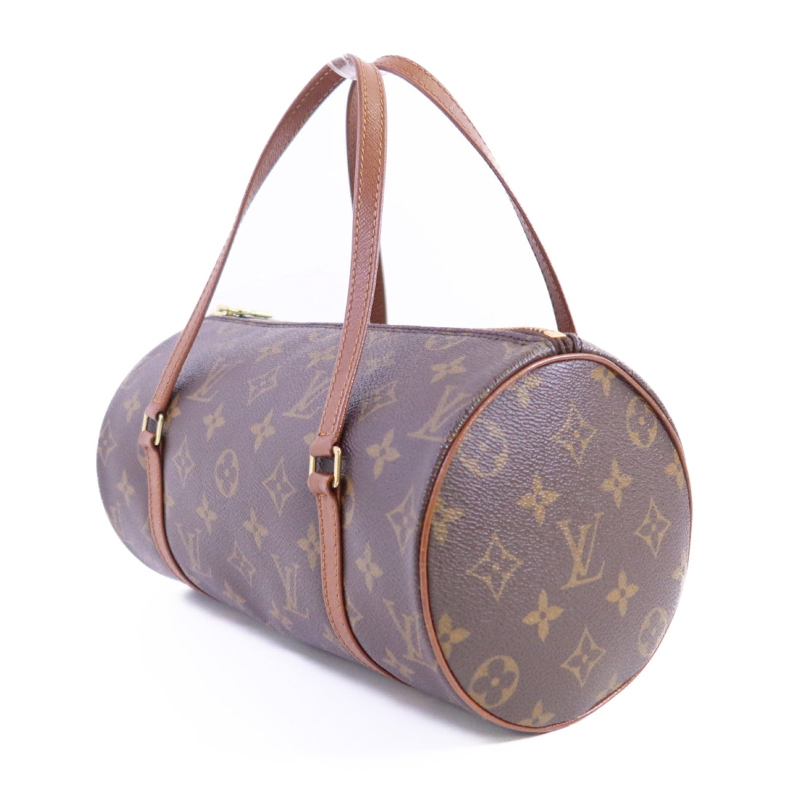 LOUIS VUITTON Monogram Papillon PM金扣手挽袋