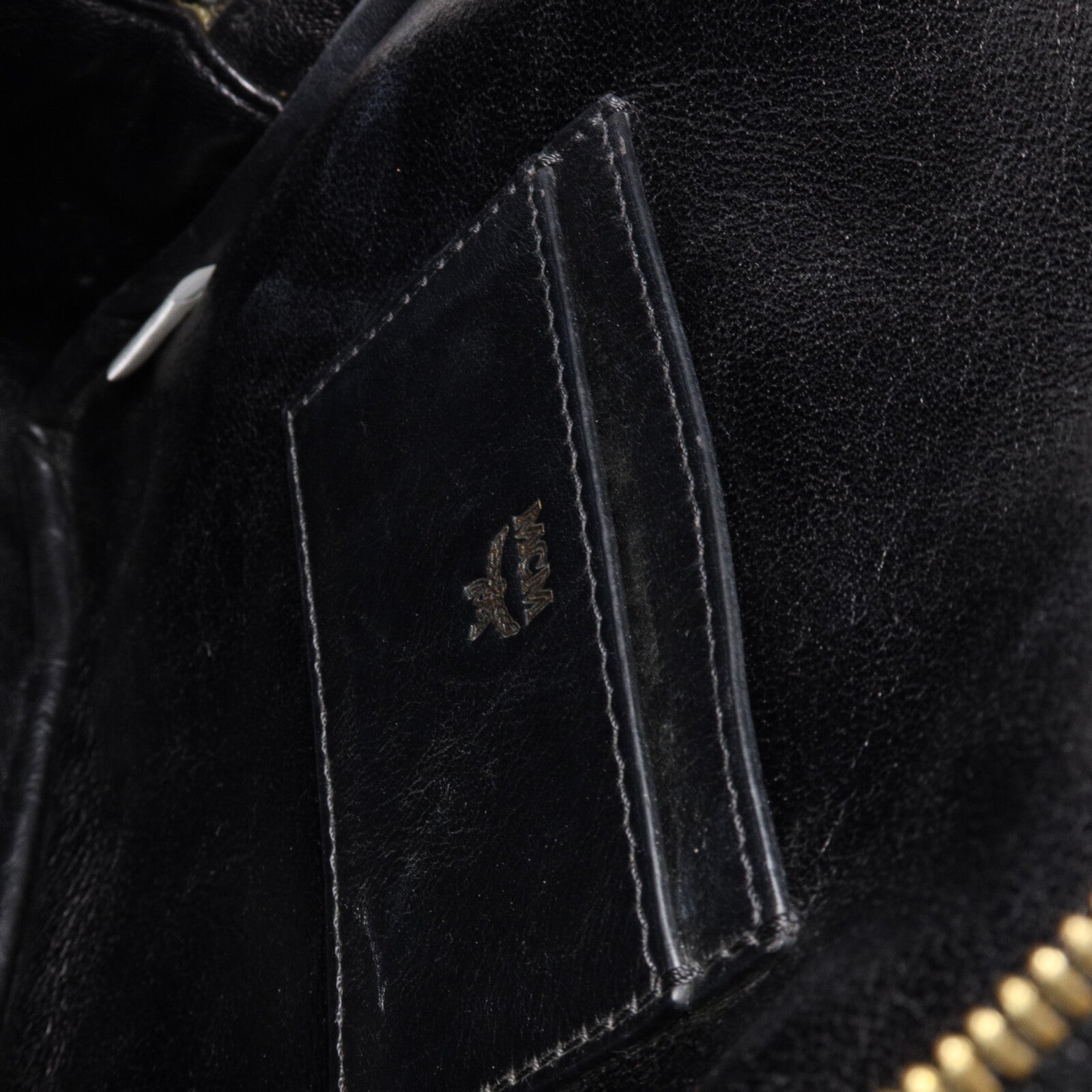 MCM 牛皮皮革Backpack背包