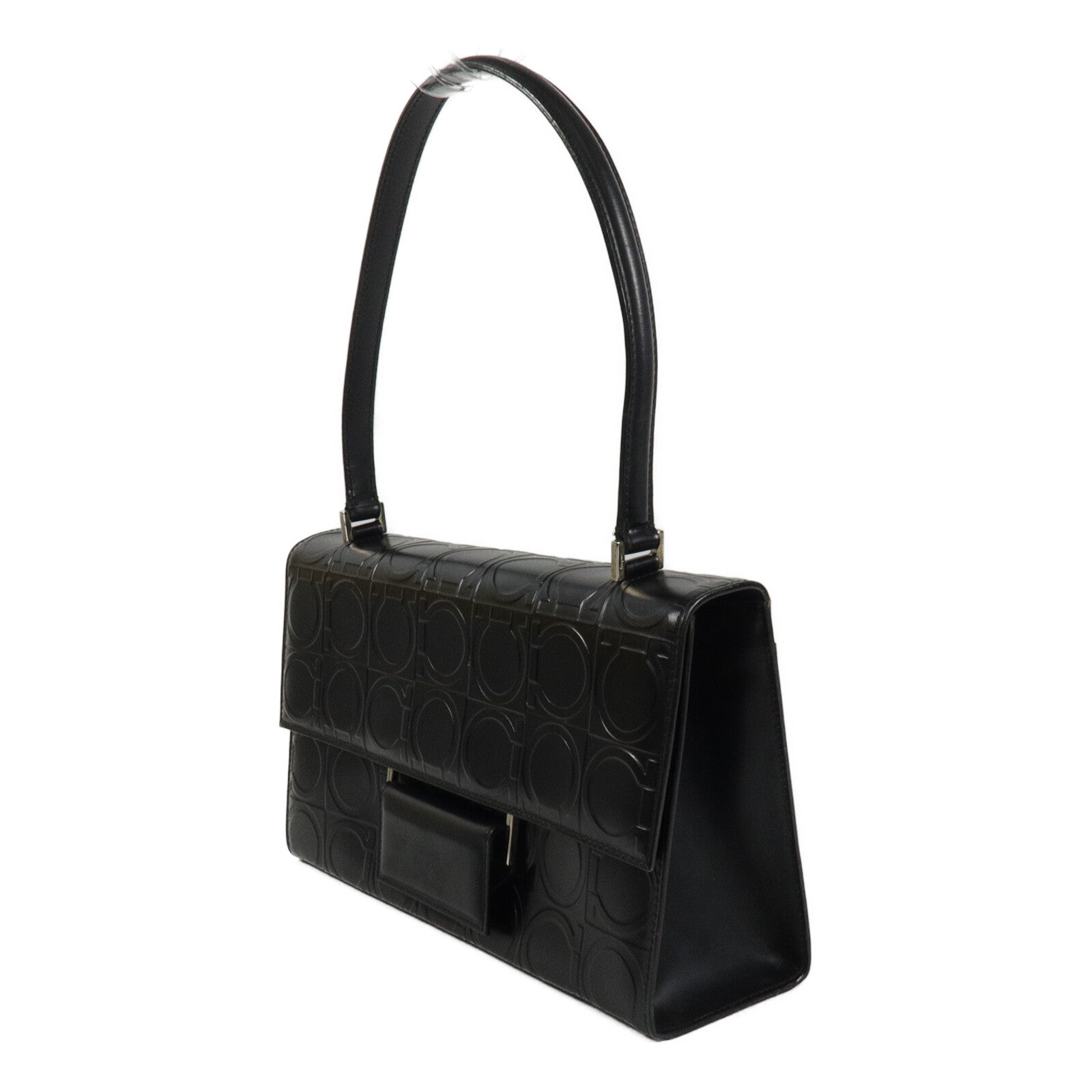 Salvatore Ferragamo 牛皮皮革Gancini肩背袋