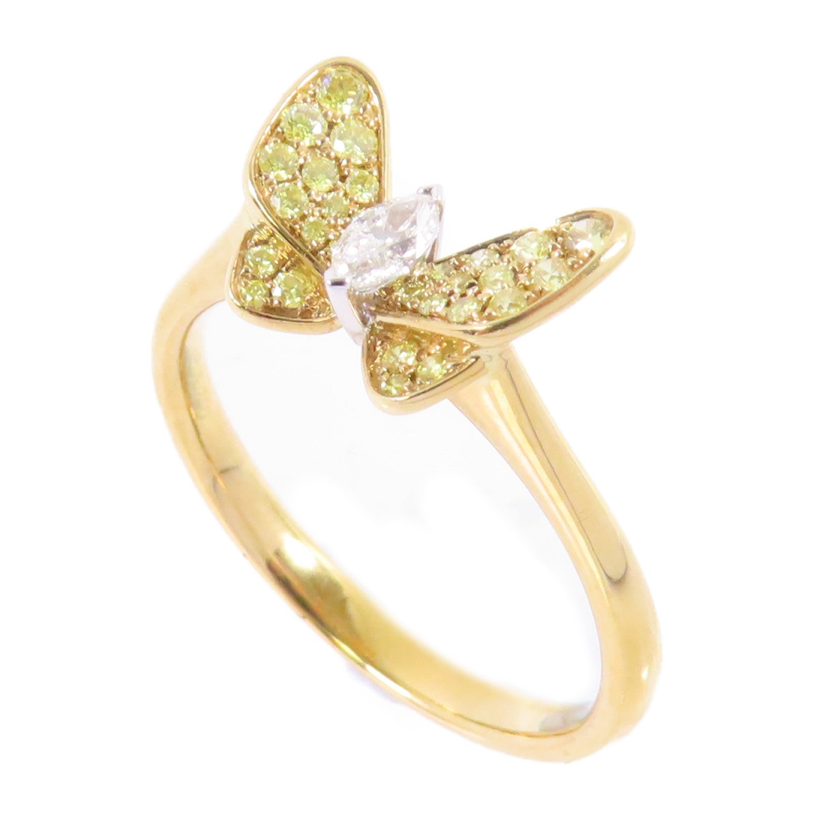 JEWELRY Diamond Yellow Diamond Ring US#9.25 18K Yellow Gold