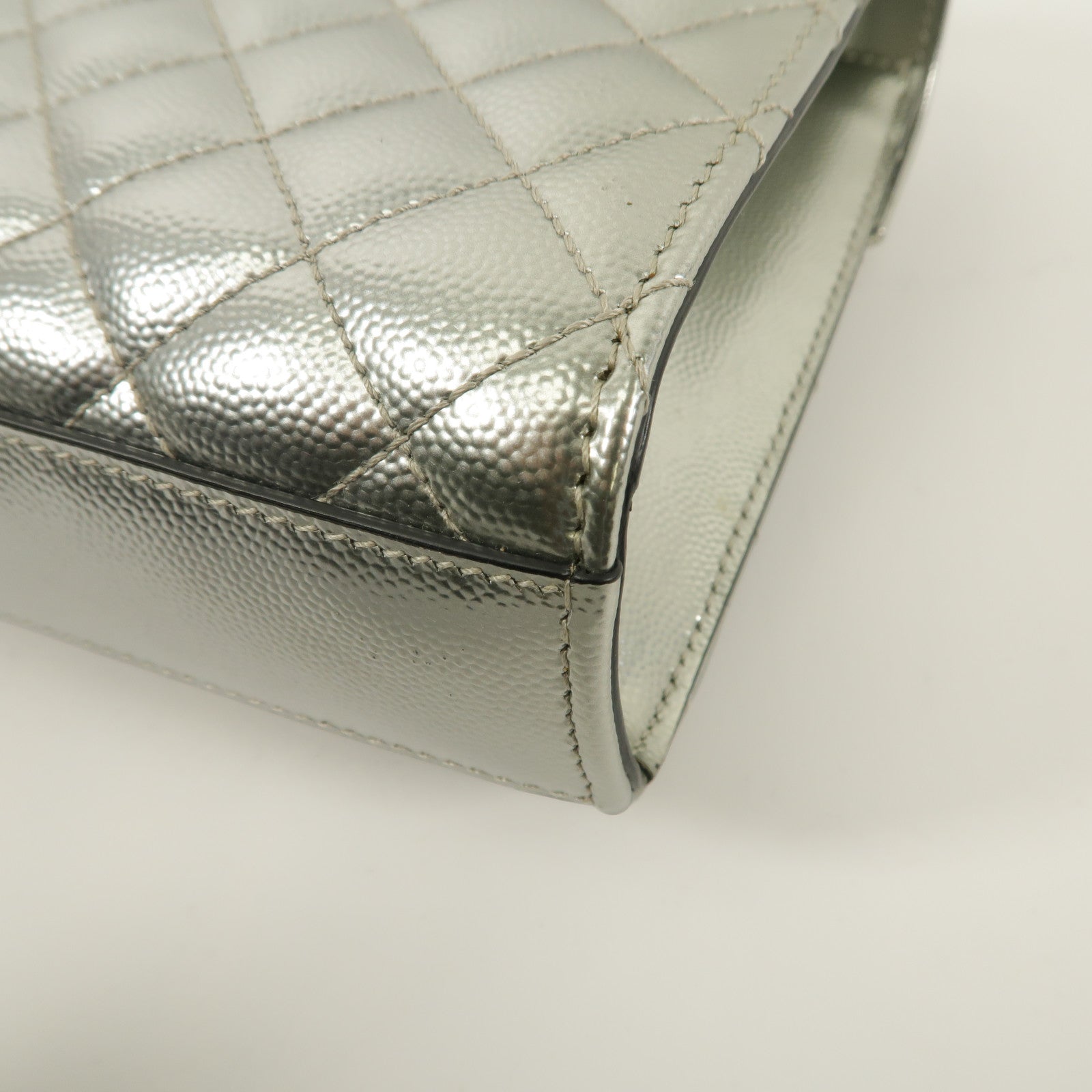 SAINT LAURENT 牛皮皮革Envelope Chain Bag Medium鏈帶肩背袋