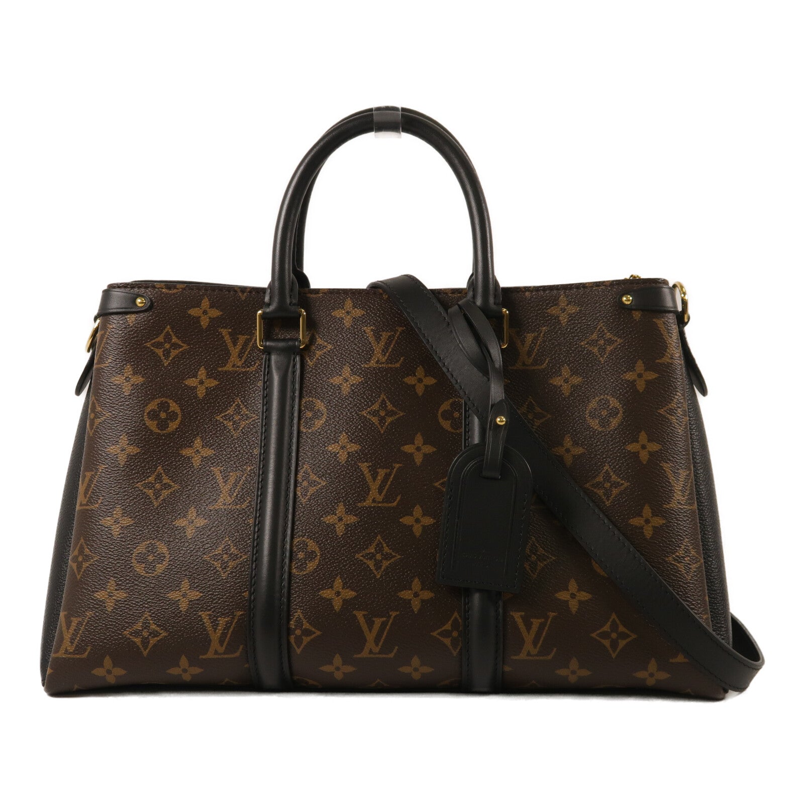 LOUIS VUITTON Monogram Soufflot MM手挽肩背兩用袋