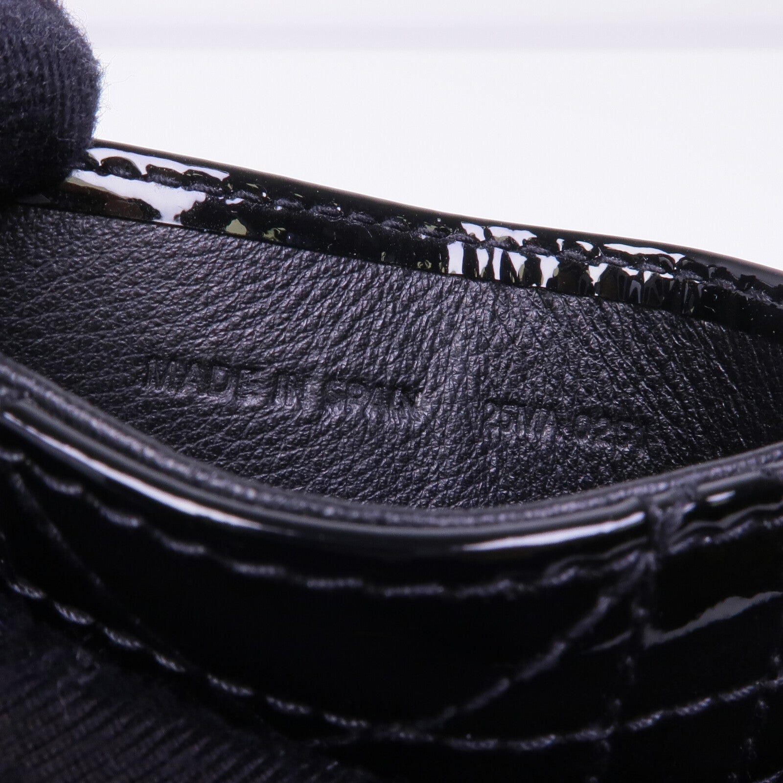 Dior 漆皮皮革Lady Dior Card Case金扣卡片套