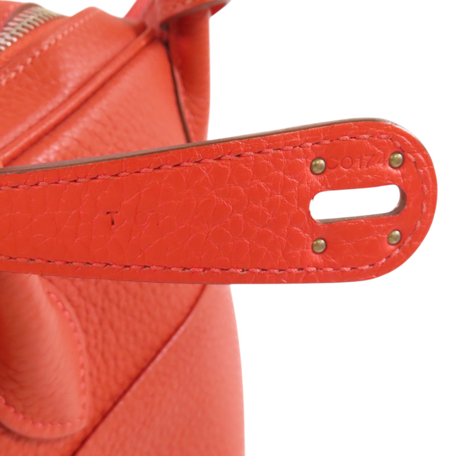 HERMES Clemence皮革Lindy 30 Shoulder Bag銀扣肩背袋