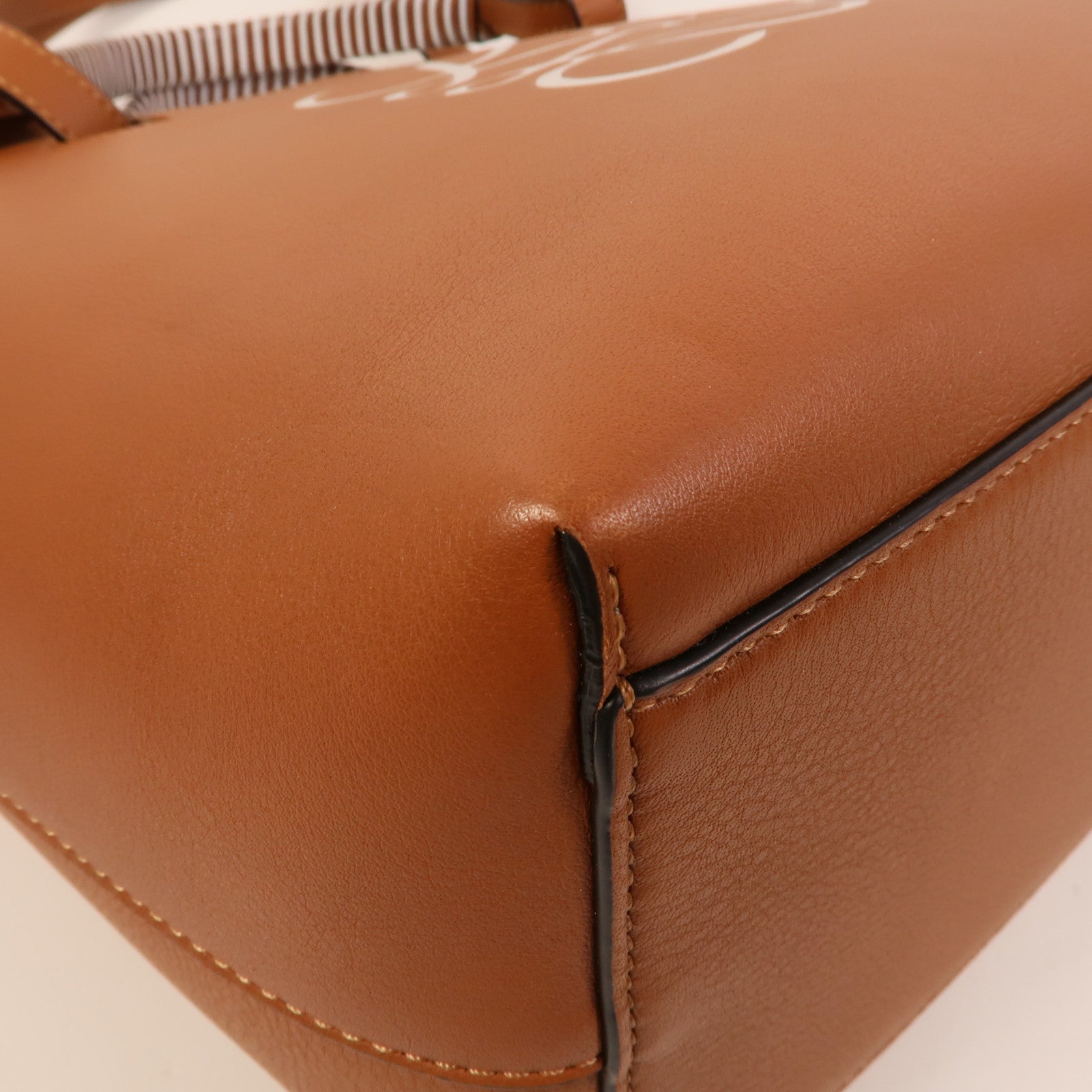 LOEWE 牛皮皮革Anagram Tote Small手挽肩背兩用袋