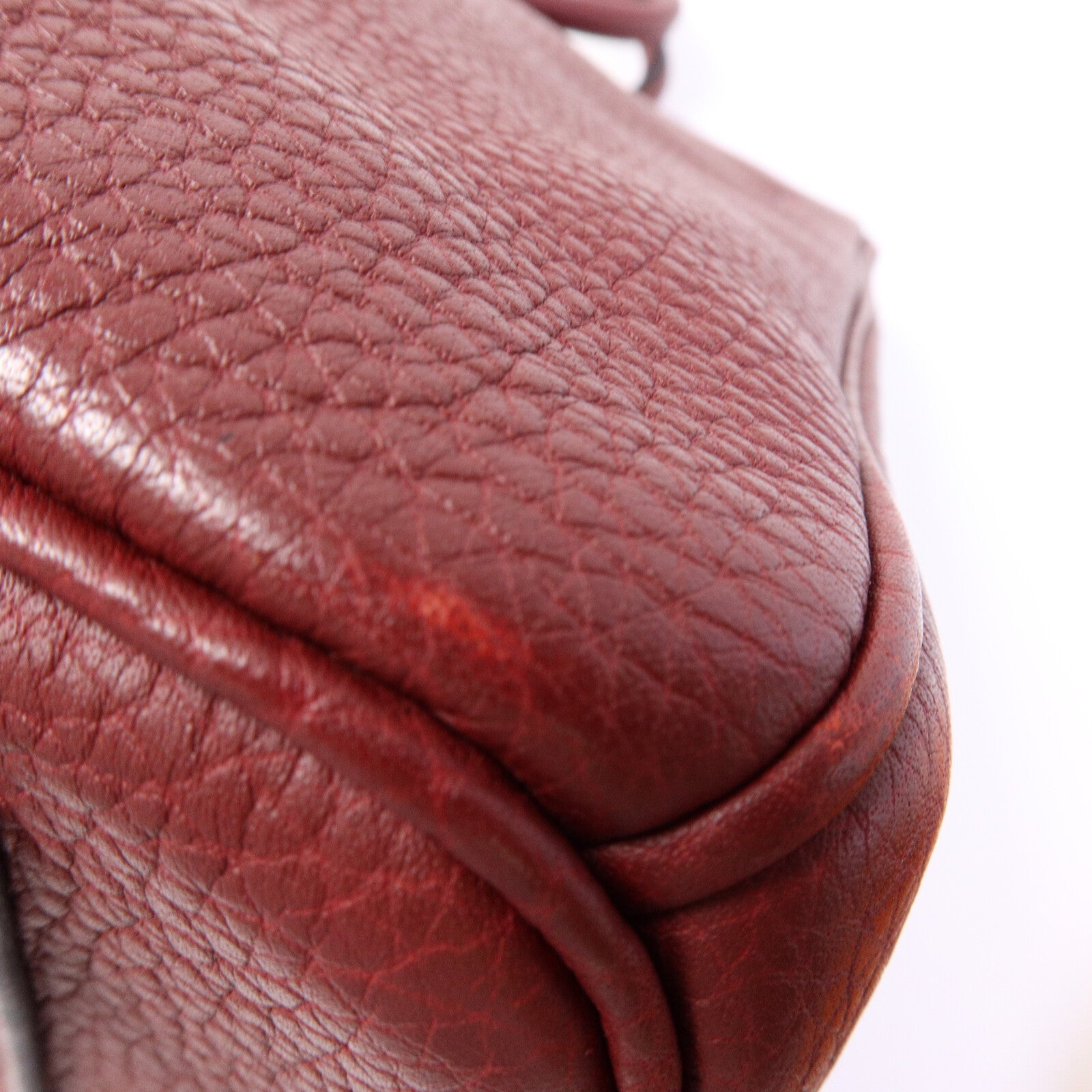 HERMES Togo皮革Birkin 35手挽袋Rouge H Buffalo