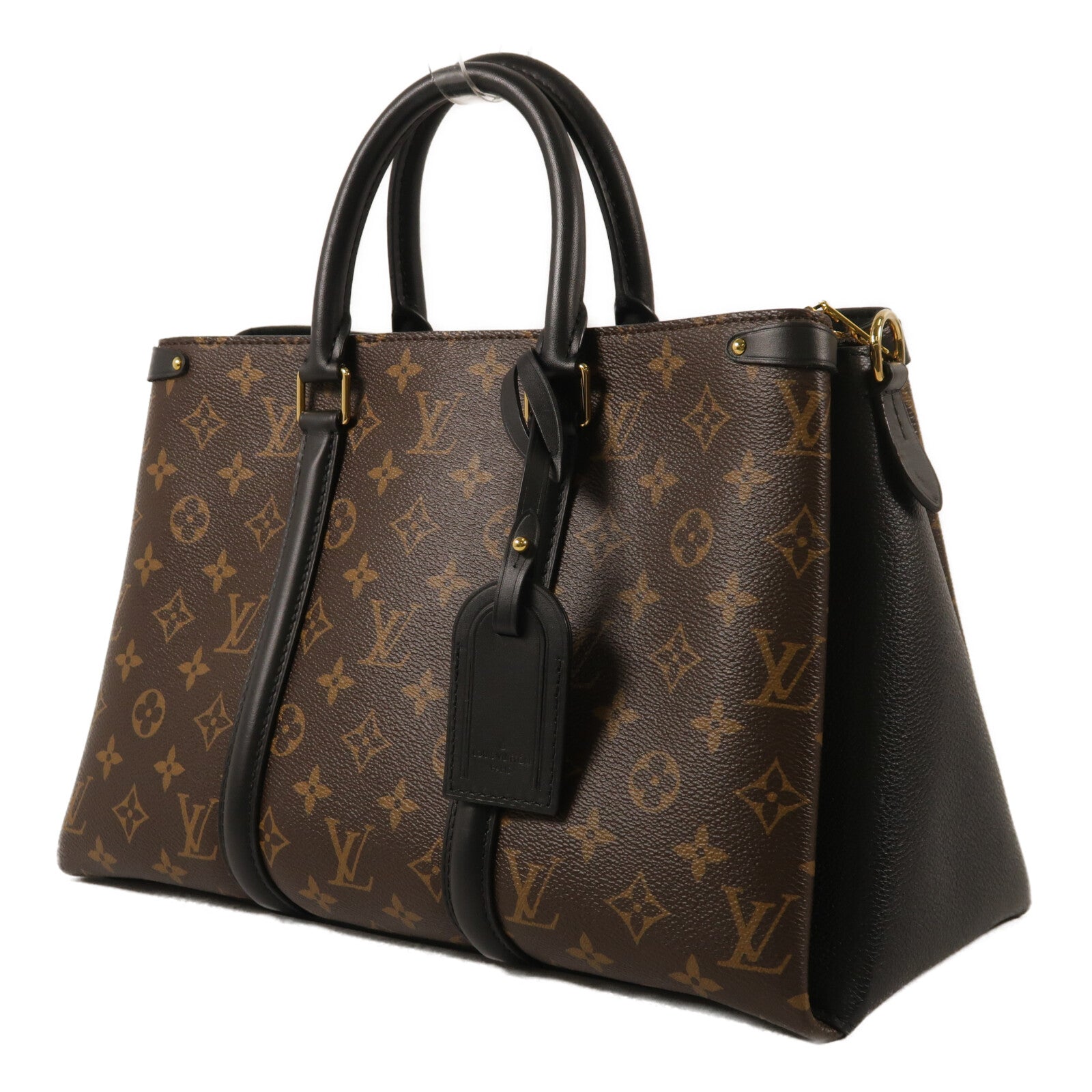 LOUIS VUITTON Monogram Soufflot MM手挽肩背兩用袋