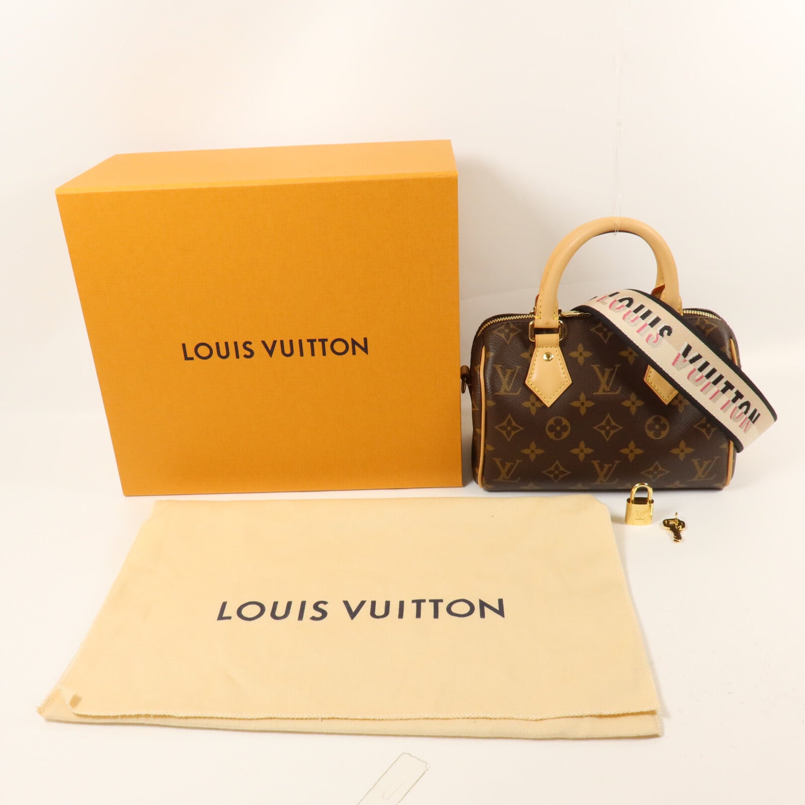 LOUIS VUITTON Monogram Speedy Bandouliere 20手挽肩背兩用袋