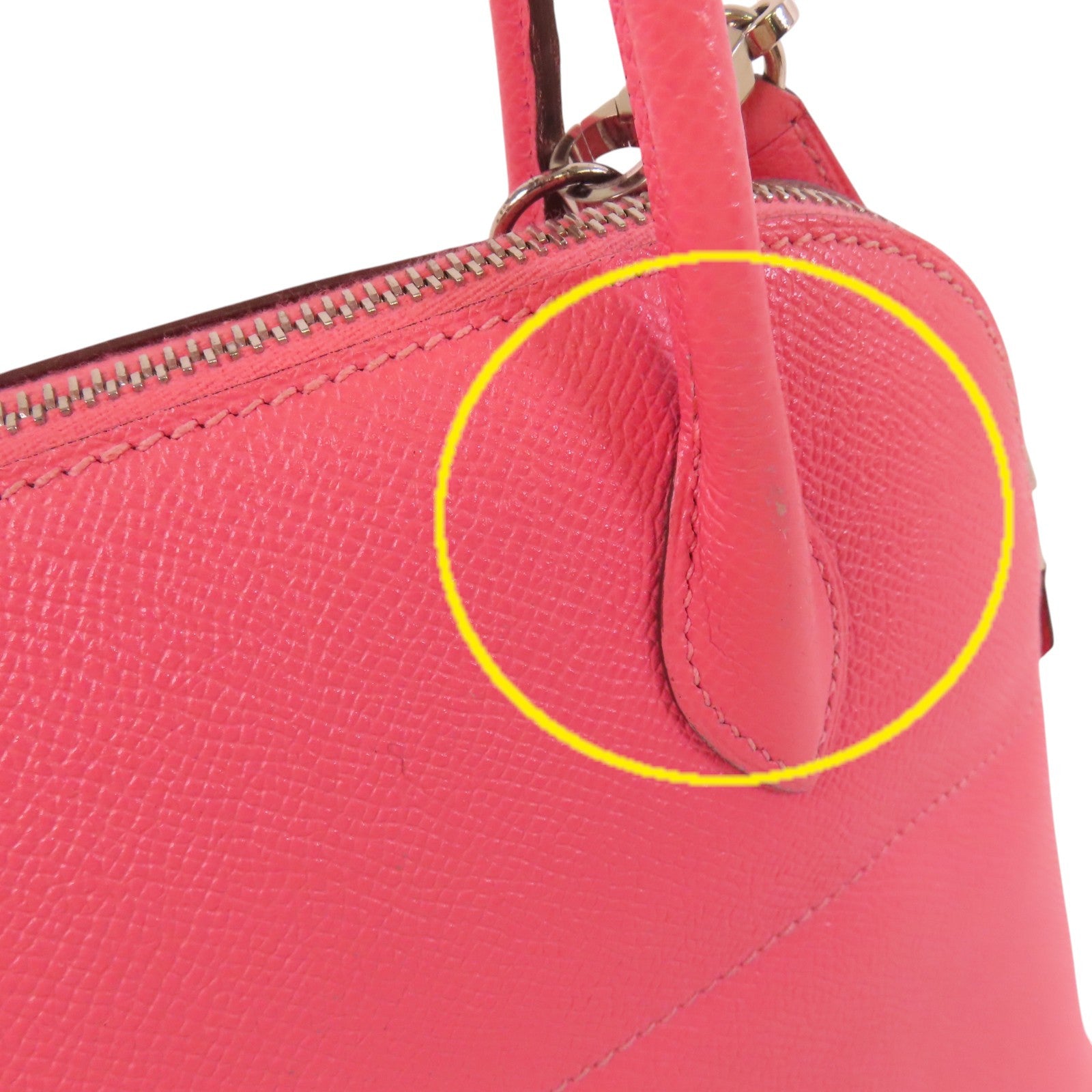 HERMES Epsom皮革Bolide 27銀扣手挽肩背兩用袋