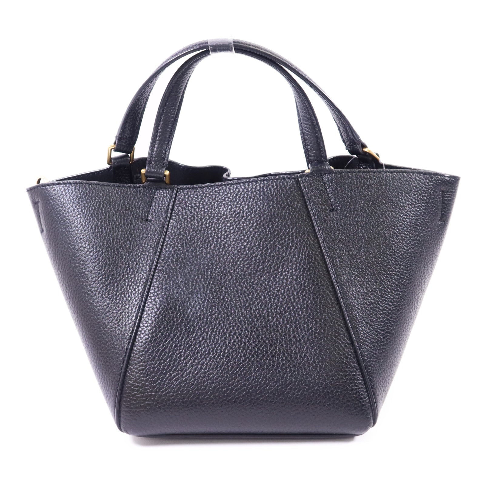 Tory Burch 牛皮皮革Bucket Bag金扣手挽肩背兩用袋