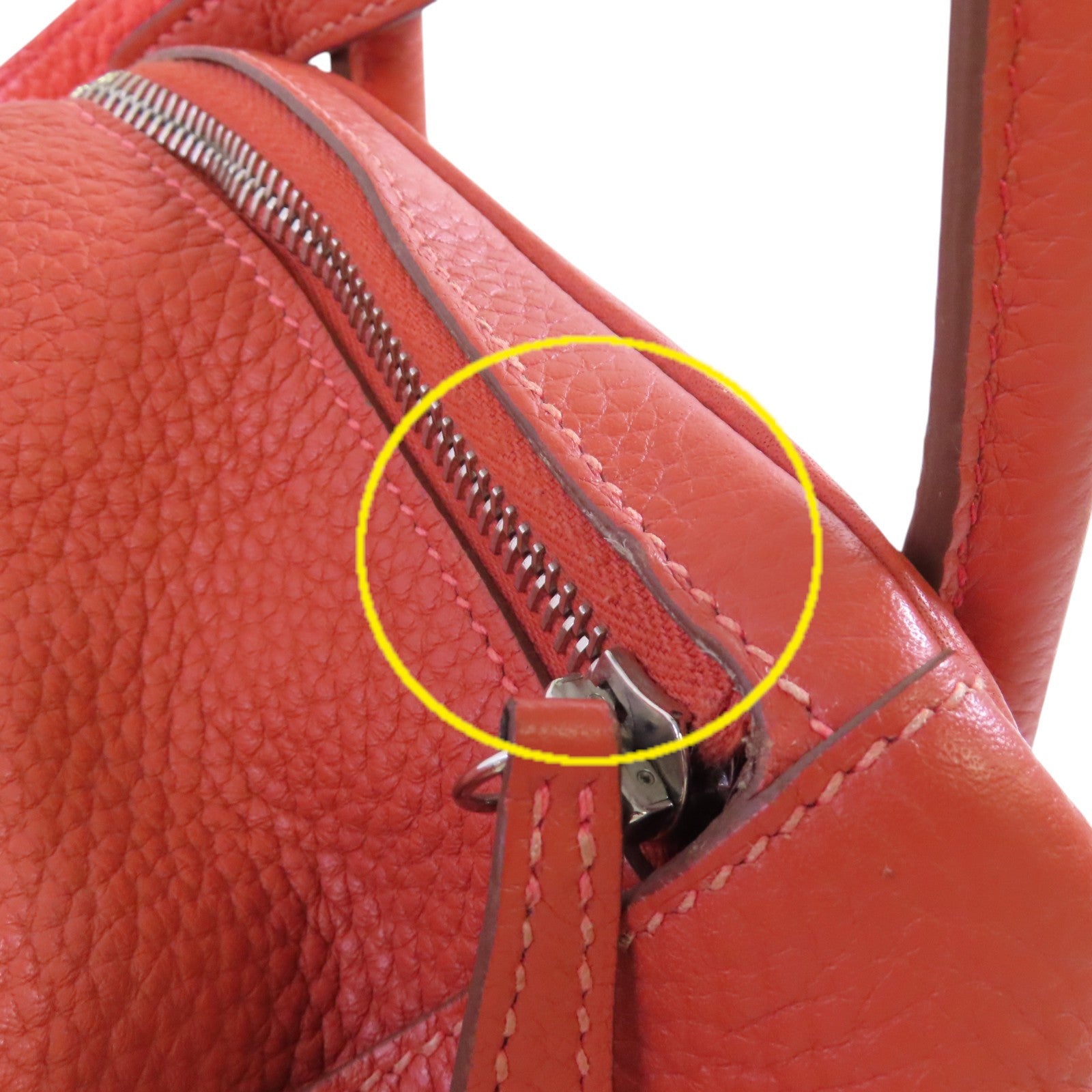 HERMES Clemence皮革Lindy 30 Shoulder Bag銀扣肩背袋