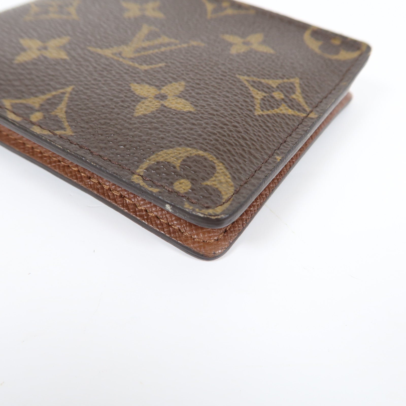 LOUIS VUITTON Monogram Multiple Wallet折疊錢包啡色
