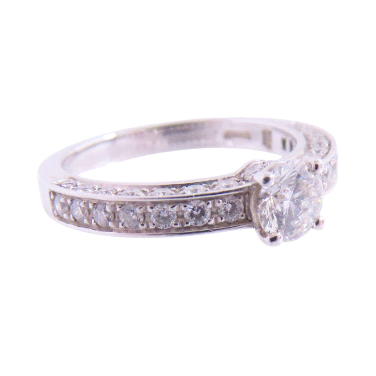 BVLGARI PT950鉑金/鑽石Dedicata a Venezia Diamond Ring戒指US#4.5