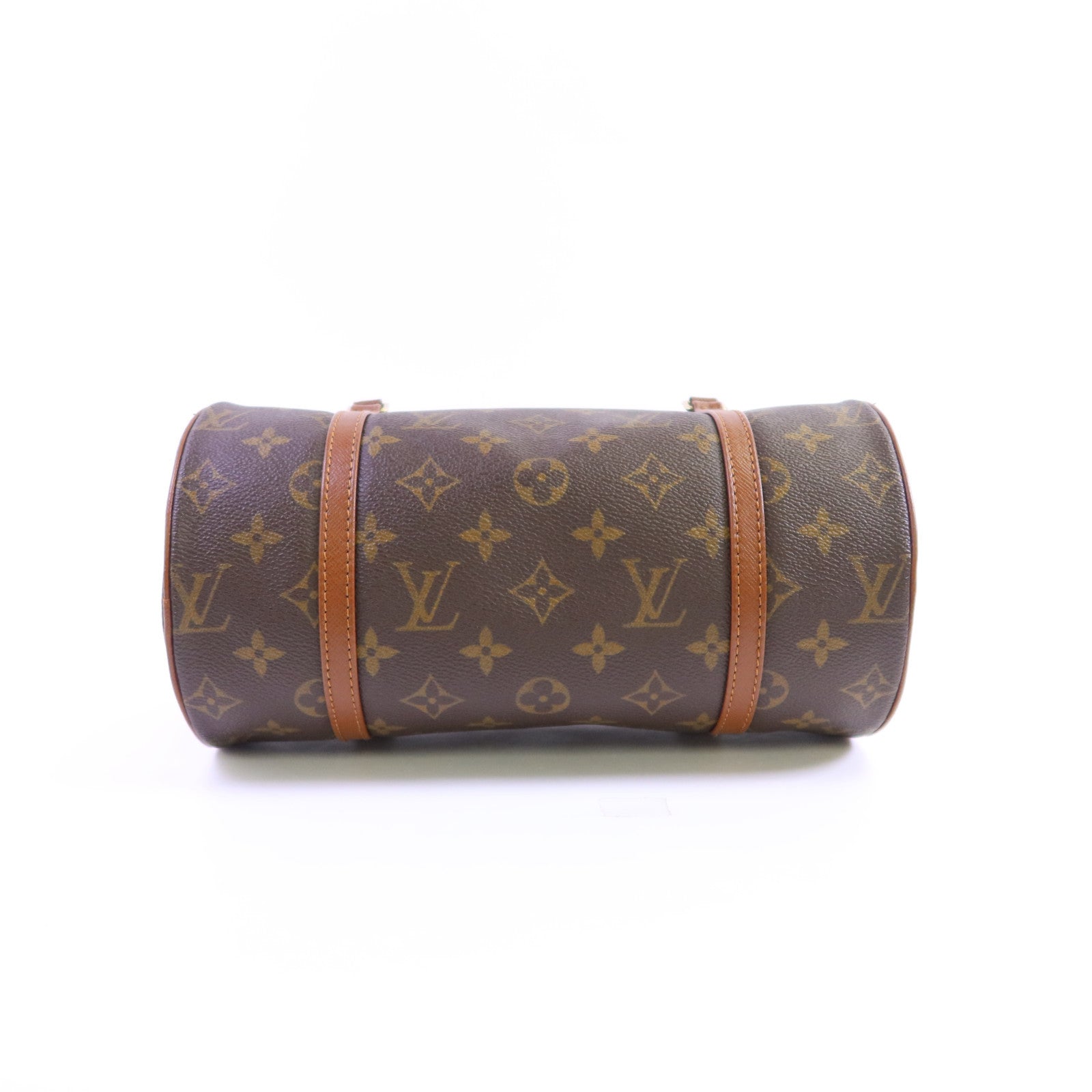 LOUIS VUITTON Monogram Papillon PM金扣手挽袋