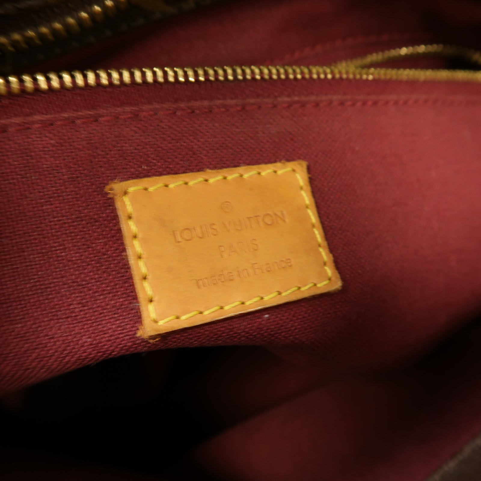 LOUIS VUITTON 【激減優惠】Monogram Raspail PM金扣肩背袋棕色