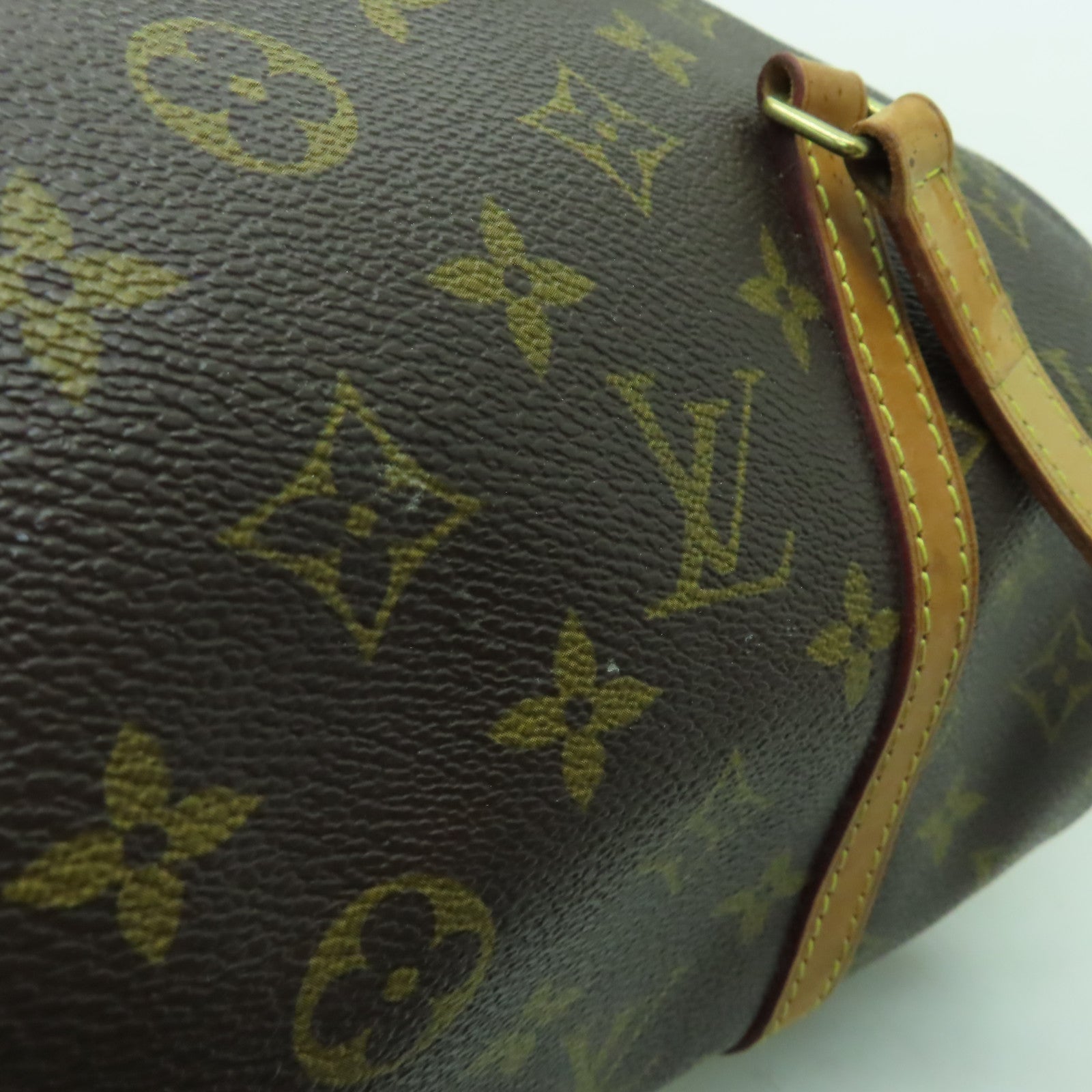 LOUIS VUITTON 【清倉大減價】Monogram Papillon GM金扣肩背袋啡色